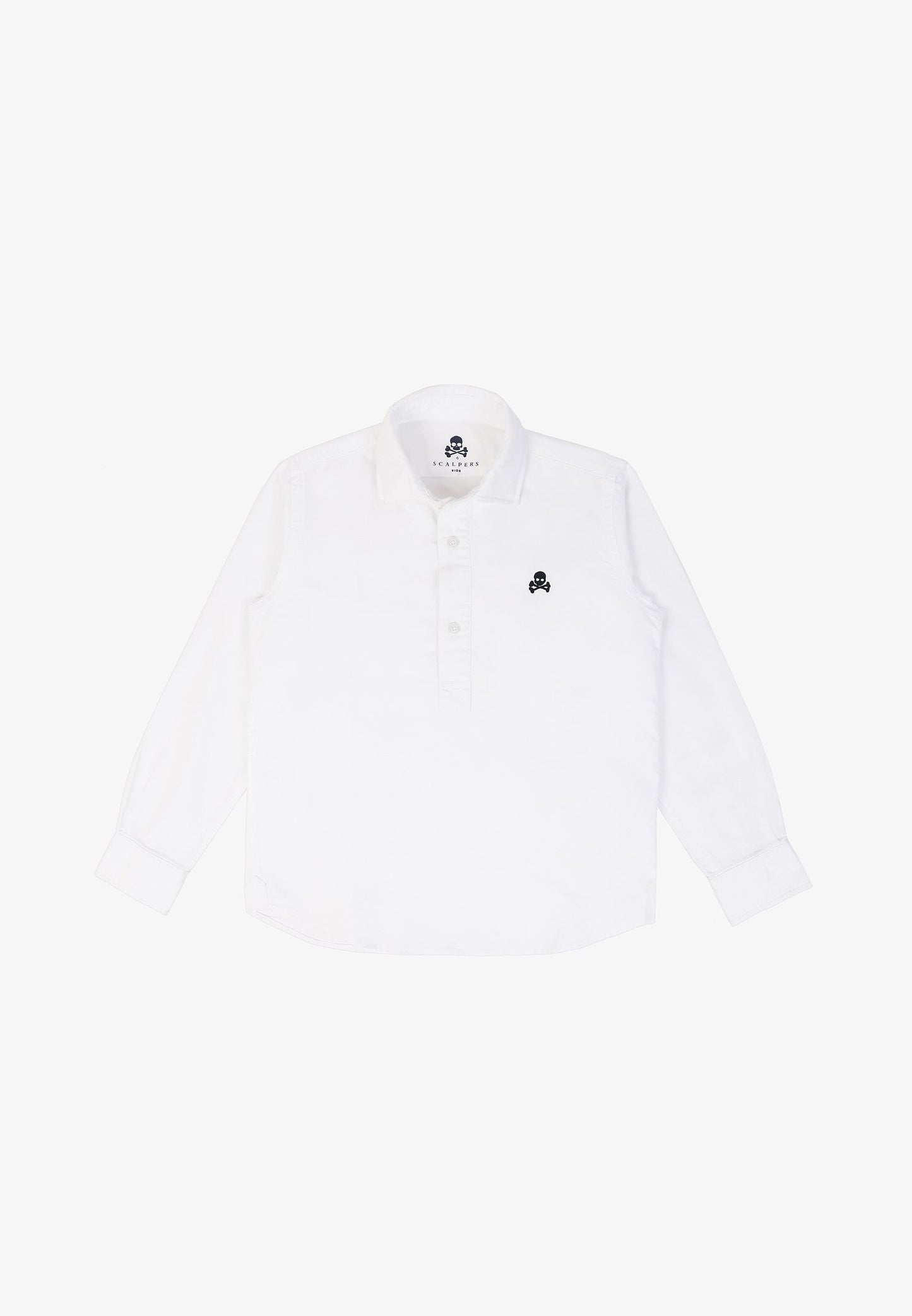 POLERA OXFORD CALAVERA CONTRASTE