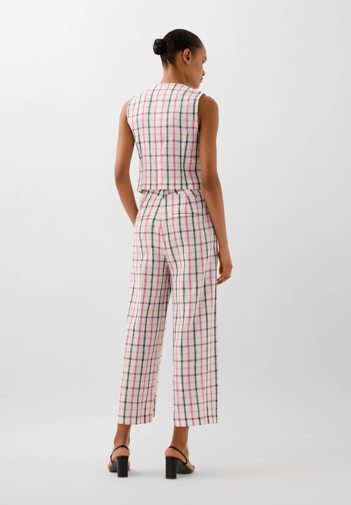 PANTALÓN LINO VICHY