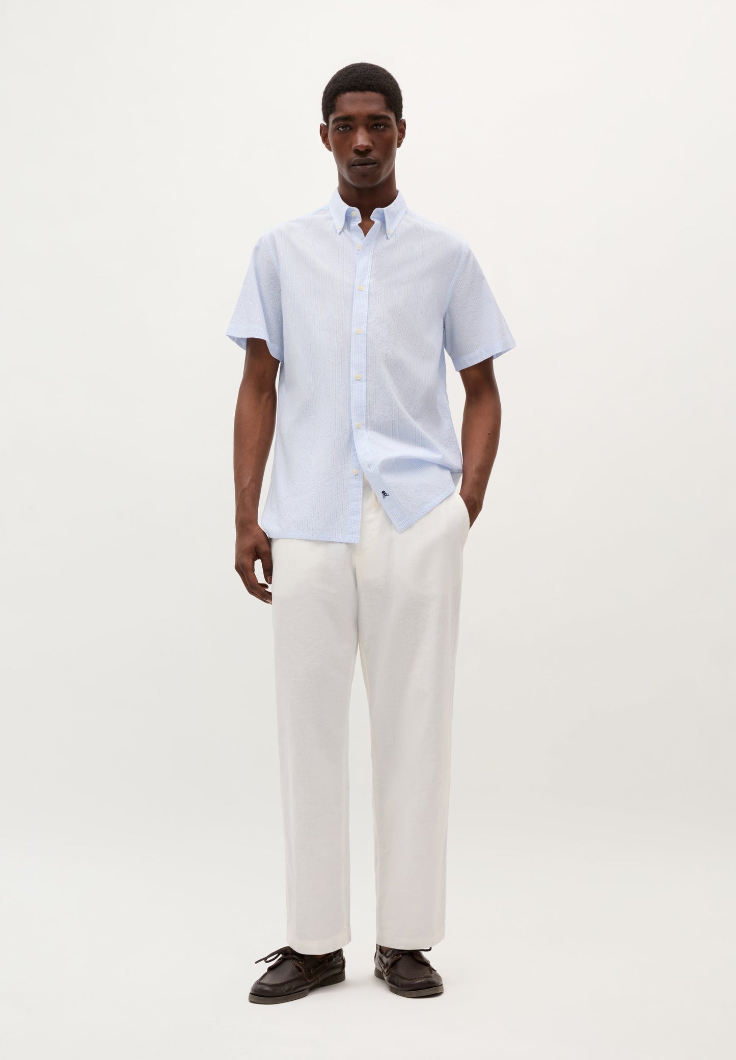 CAMISA MANGA CORTA SEERSUCKER