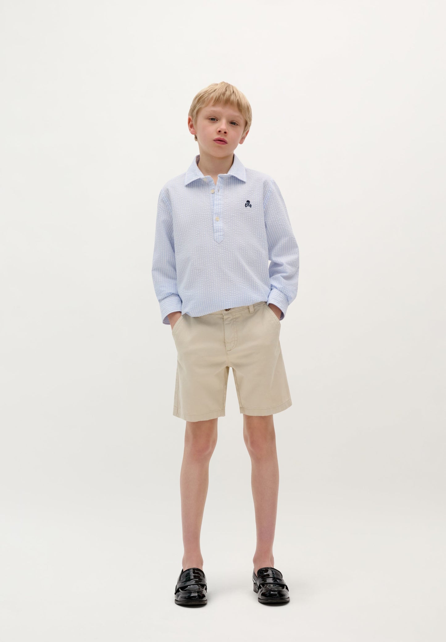 BERMUDAS ALGODÓN LOGO