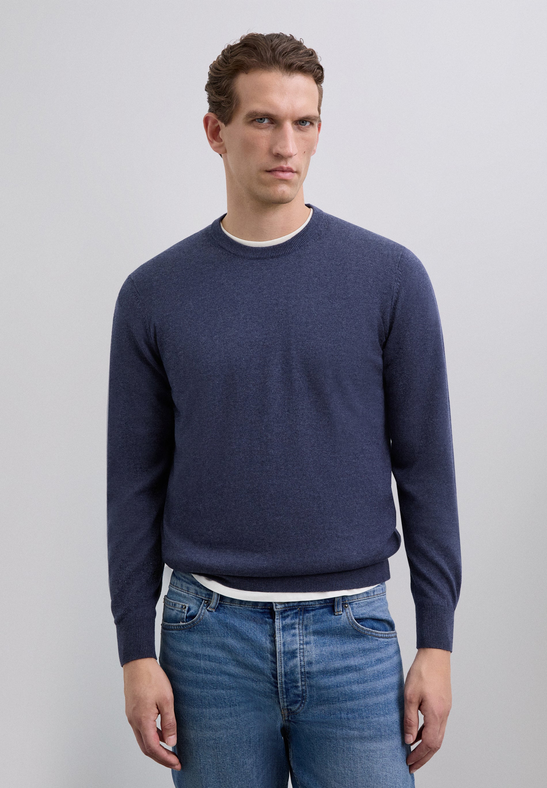 CHALECO PUNTO MANGA LARGA ALGODÓN