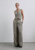 PANTALÓN CULOTTE DE PINZA RAYAS