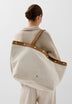 BOLSO SHOPPER CANVAS TACHUELAS