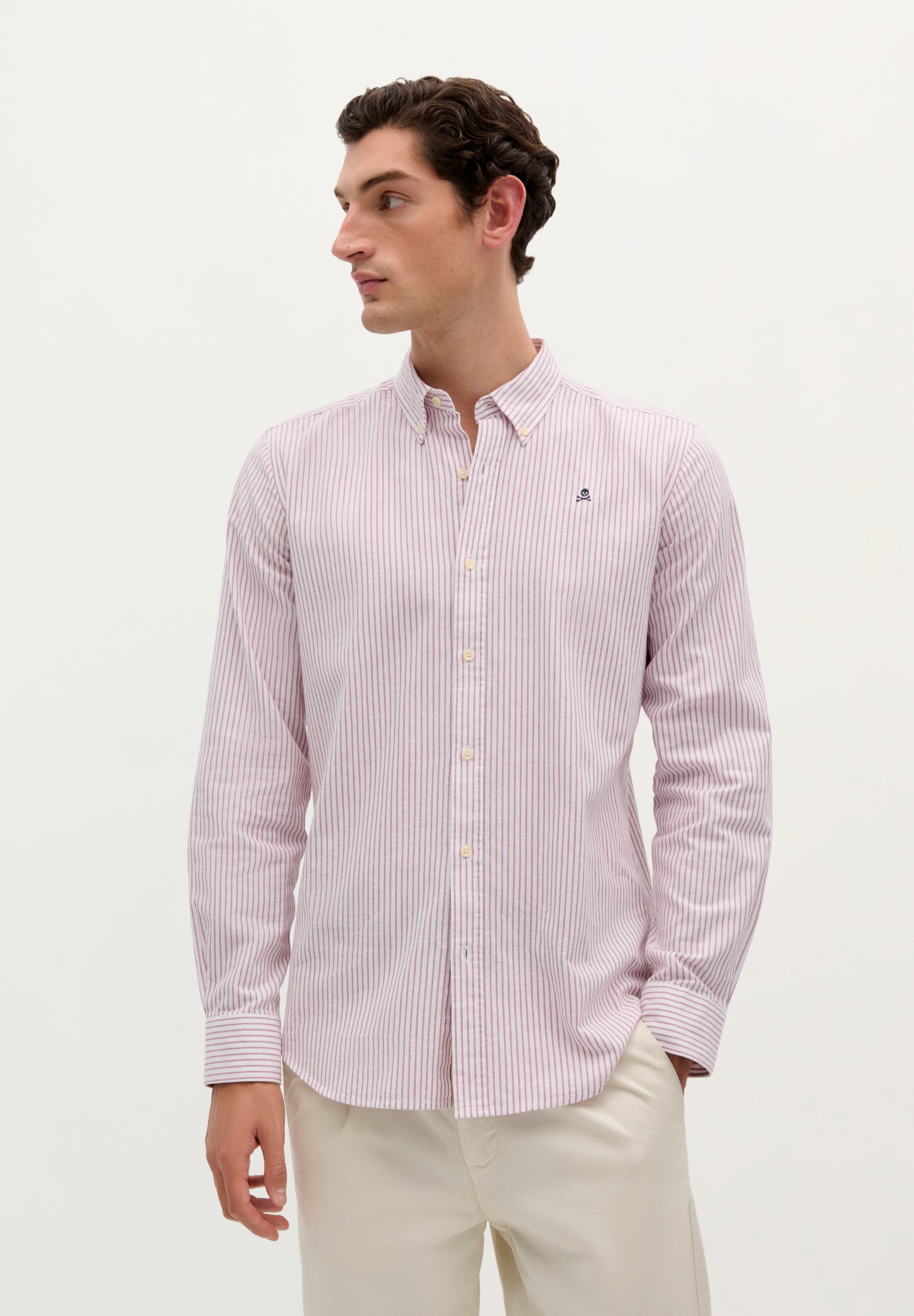 CAMISA RAYAS CALAVERA CONTRASTE