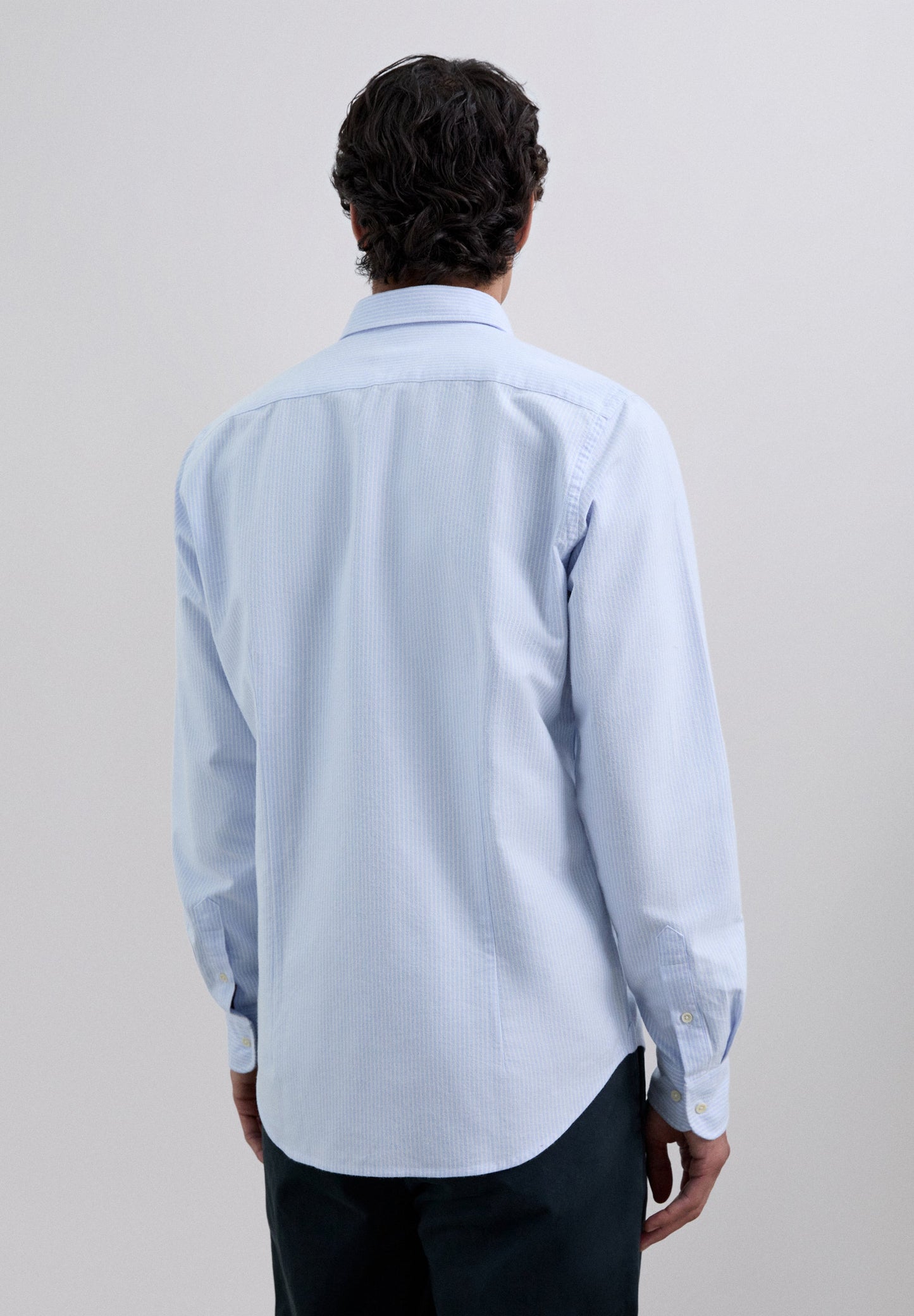 CAMISA OXFORD RAYAS CALAVERA