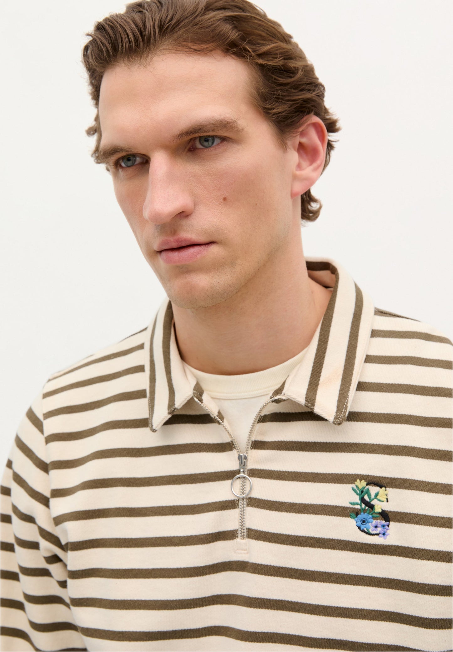 POLERÓN CREMALLERA RAYAS