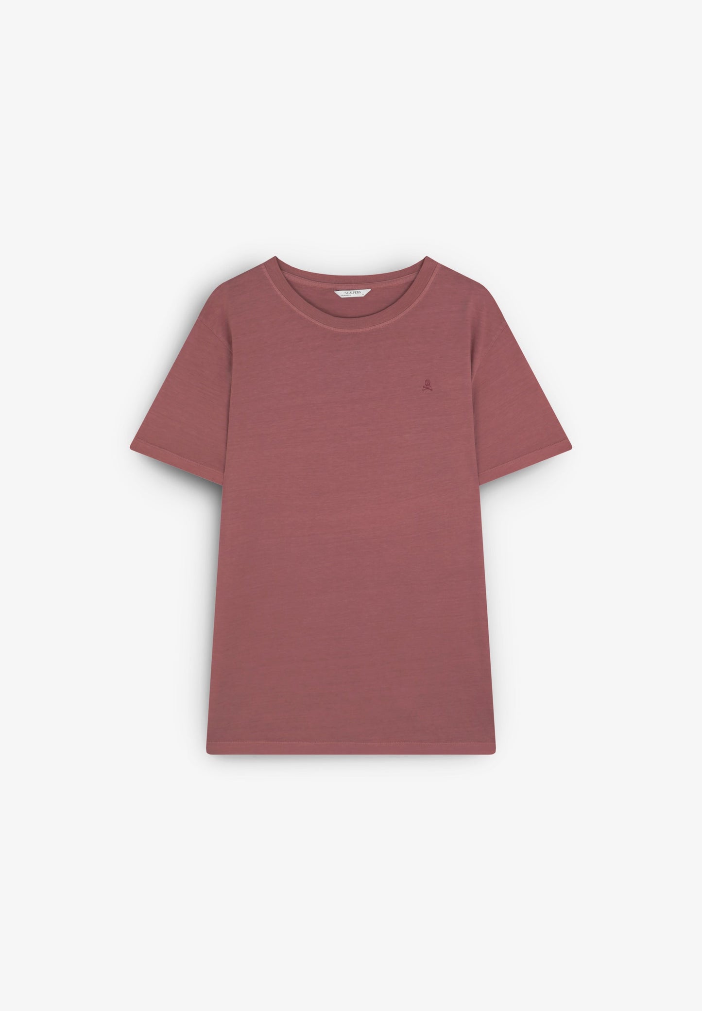 POLERA CALAVERA BORDADA TONO