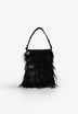 BOLSO PLUMAS Y LENTEJUELAS