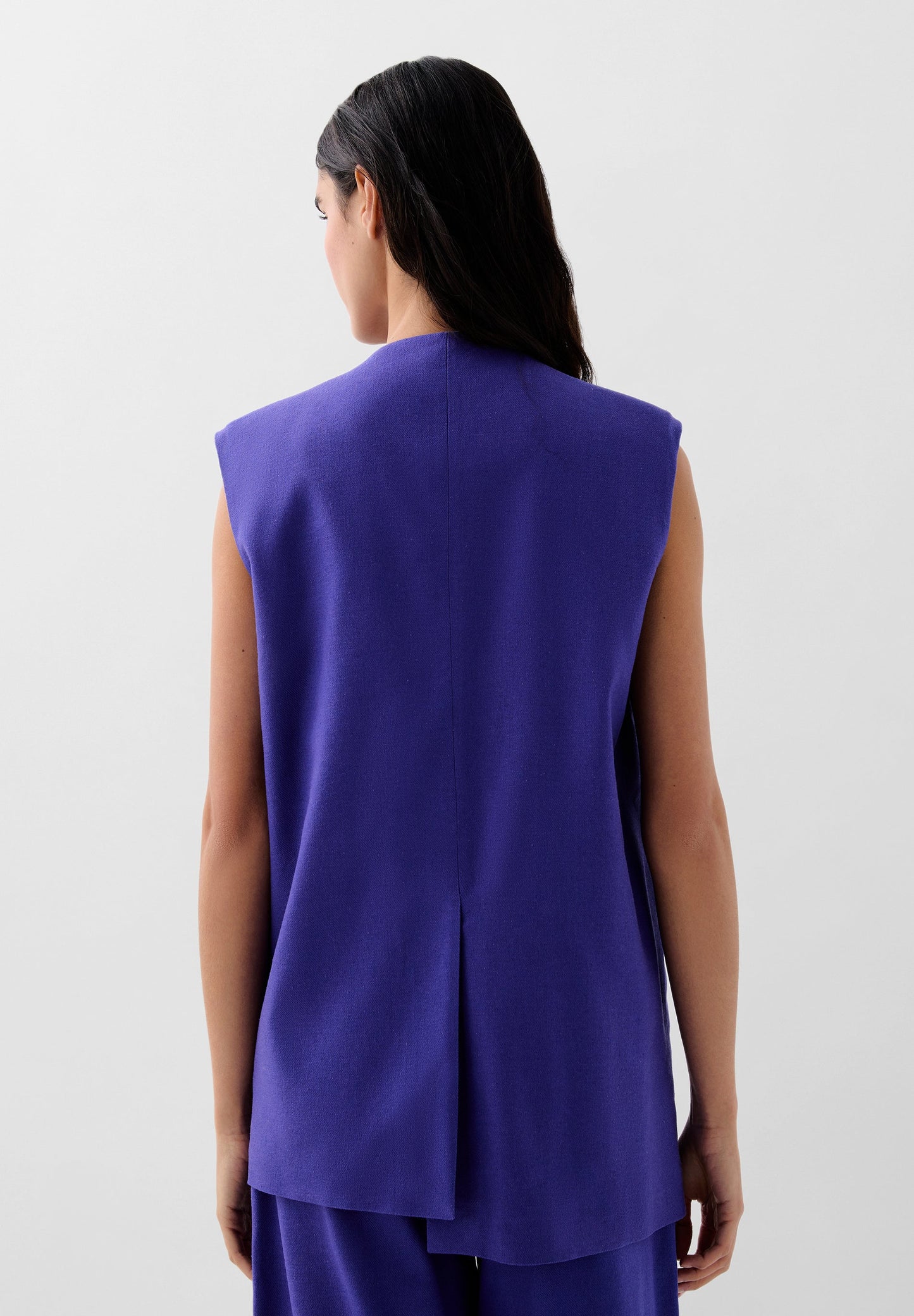 CHALECO LINO CRUZADO