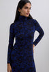 VESTIDO MIDI ANIMAL PRINT