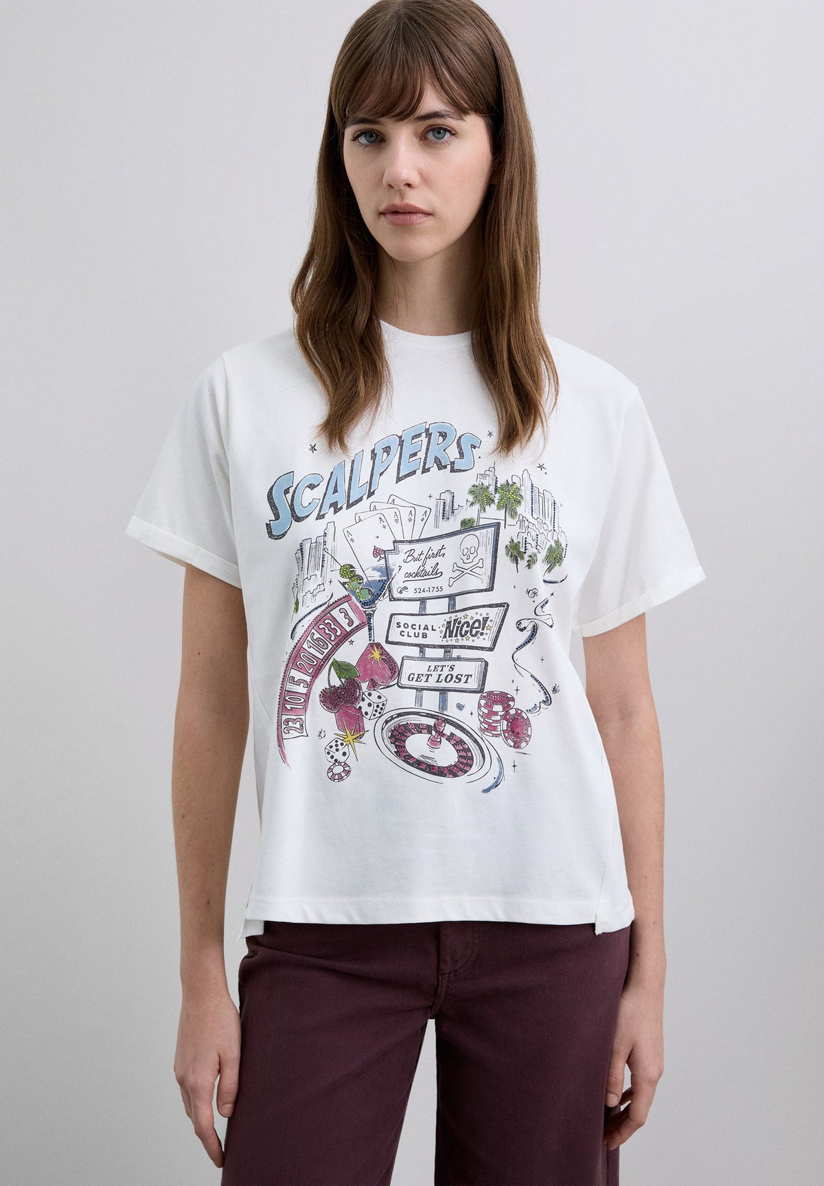 POLERA ASIMÉTRICA PRINT