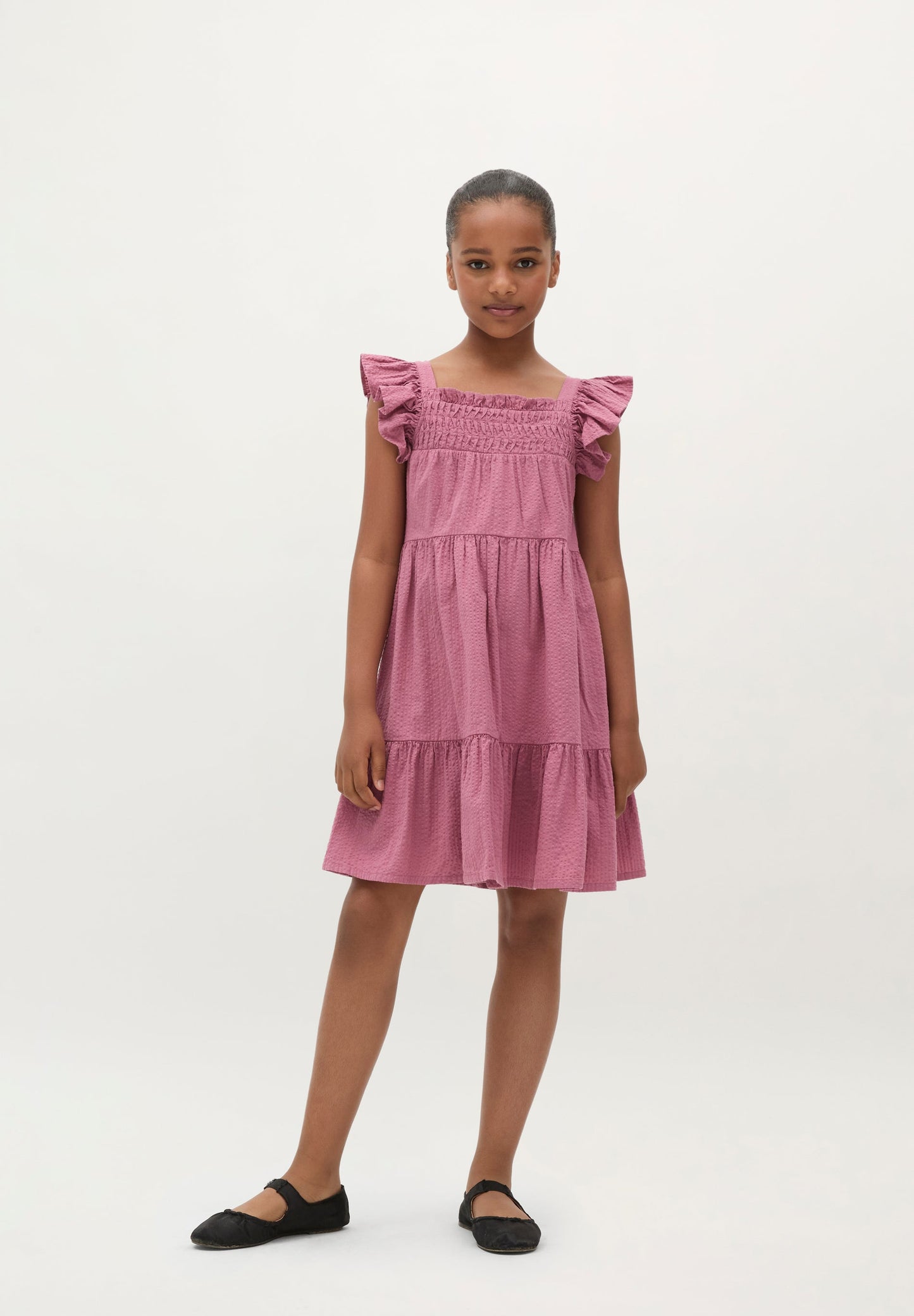 VESTIDO VOLANTES ALGODÓN