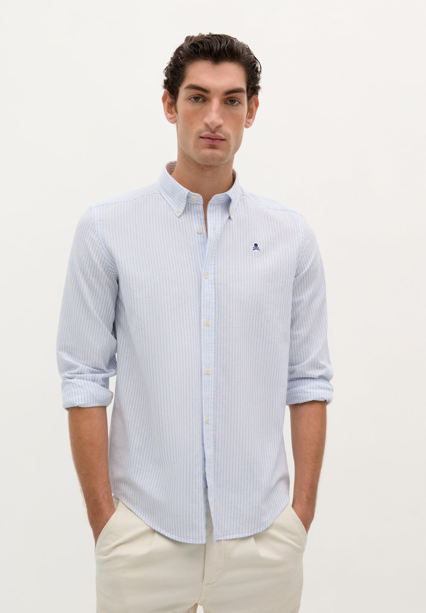 CAMISA RAYAS CALAVERA CONTRASTE