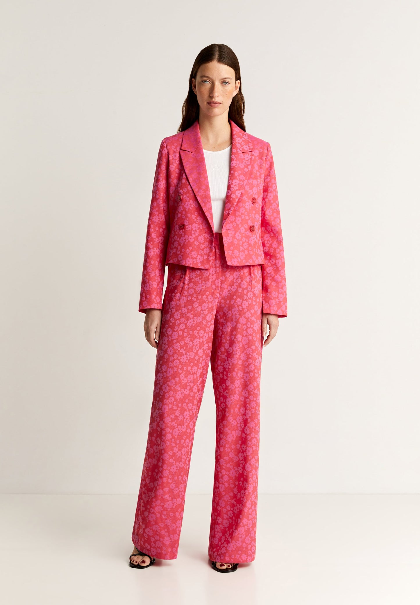 BLAZER JACQUARD FLORES