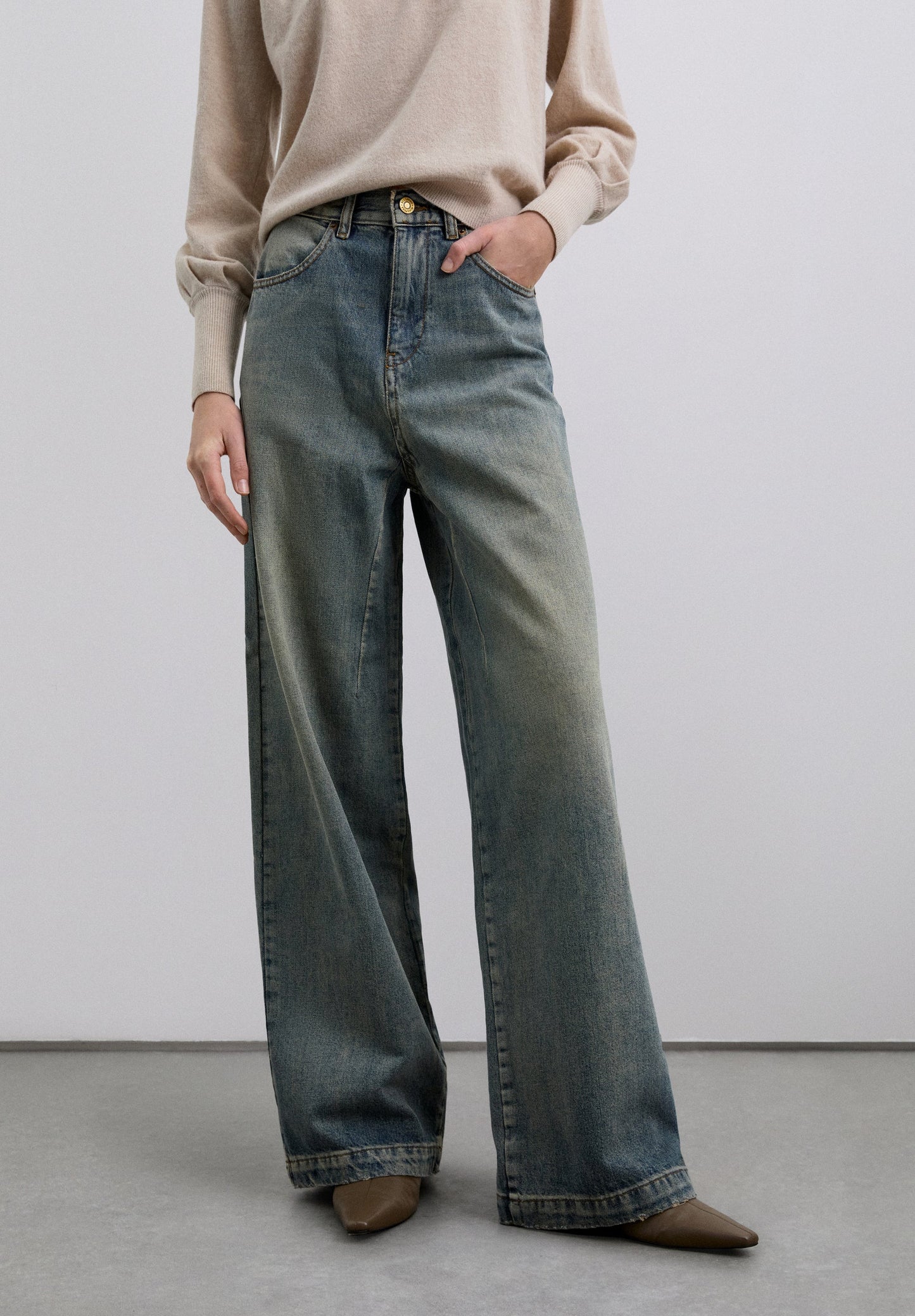 JEANS FULL LENGTH TIRO ALTO