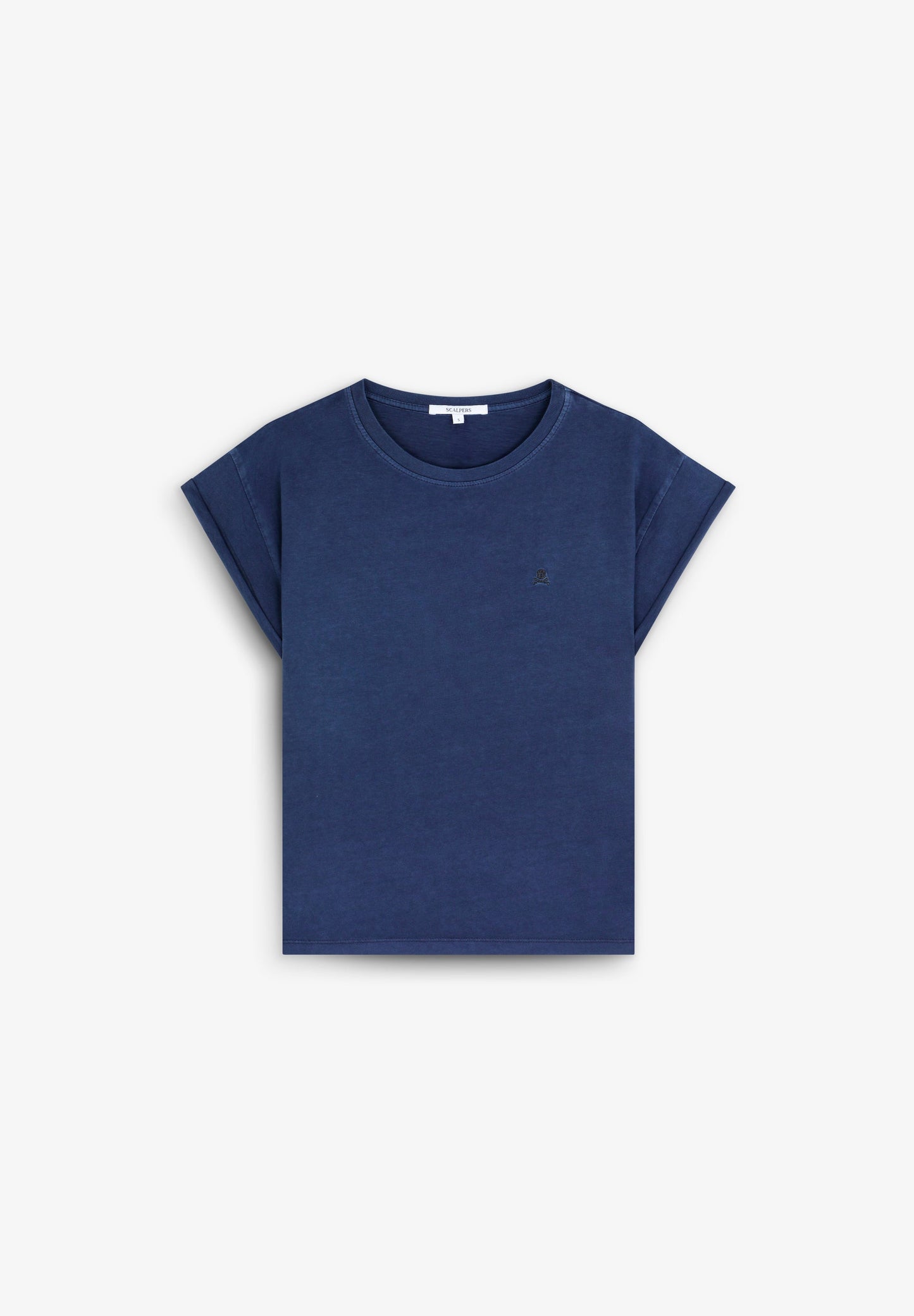 POLERA CALAVERA BORDADA