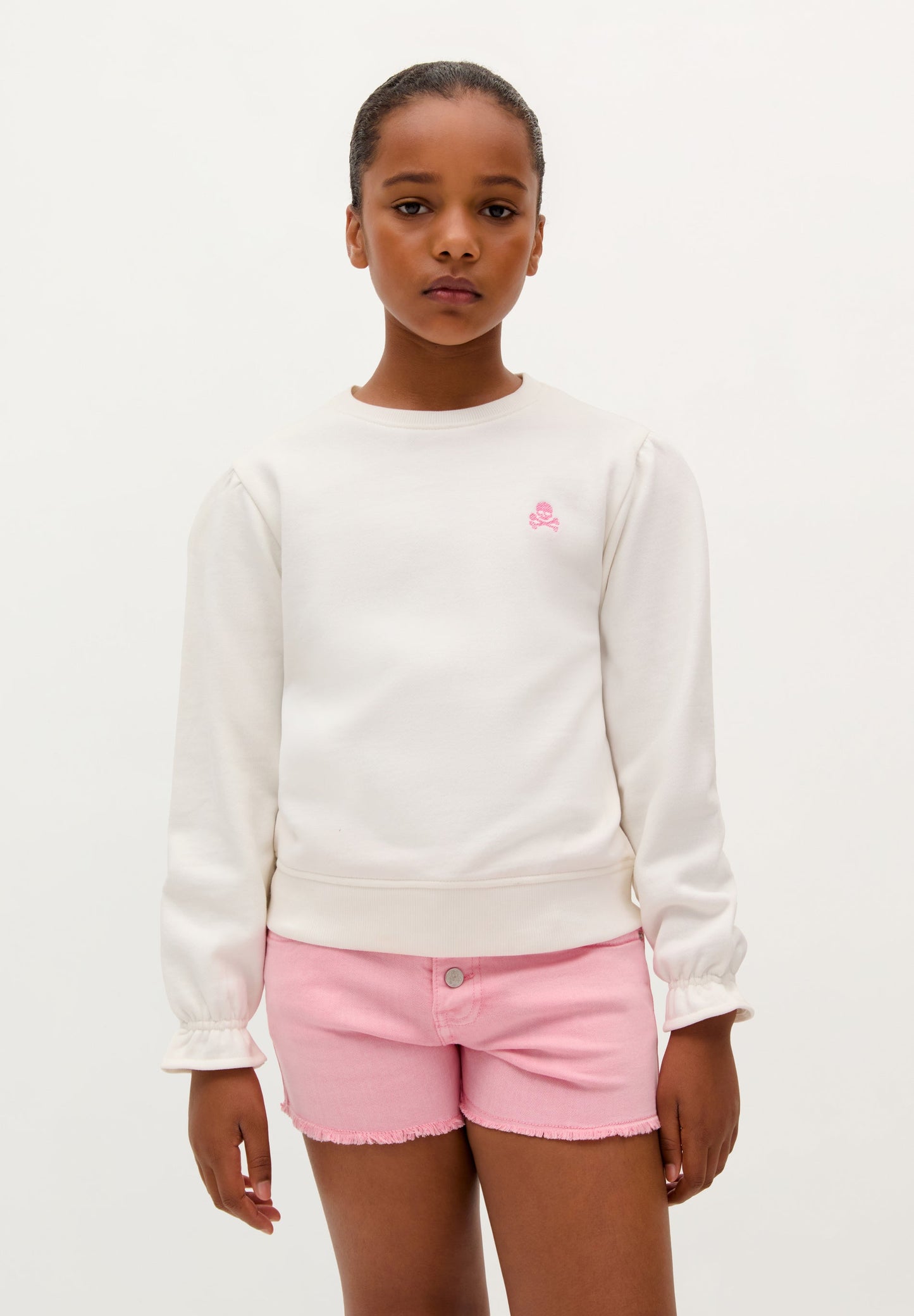 BERMUDA BORDADA FLOR