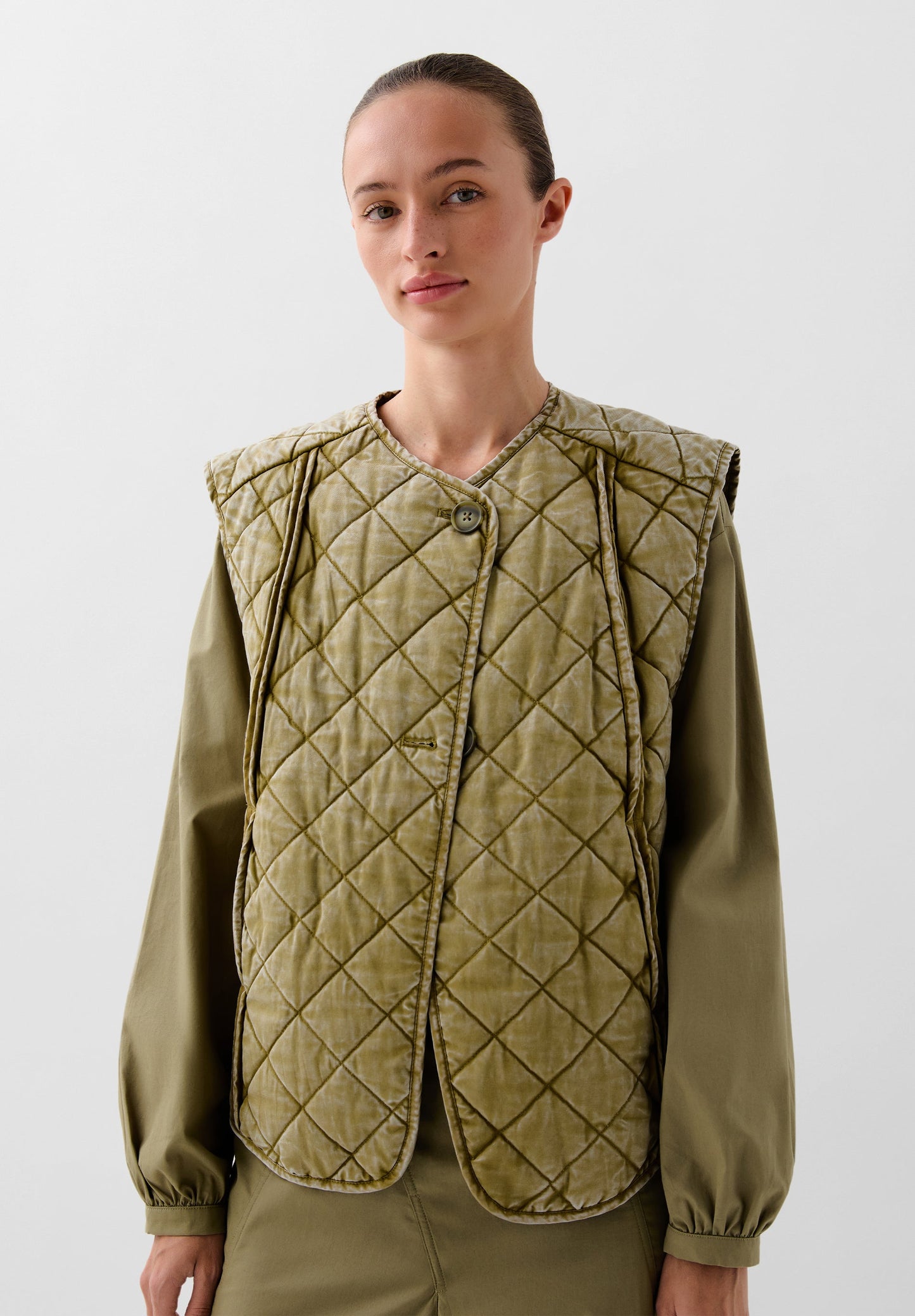 CHALECO ACOLCHADO LAVADO