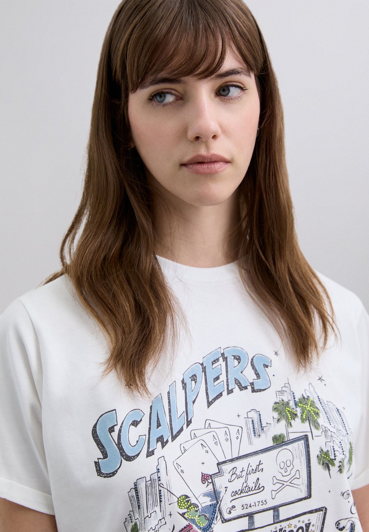 POLERA ASIMÉTRICA PRINT