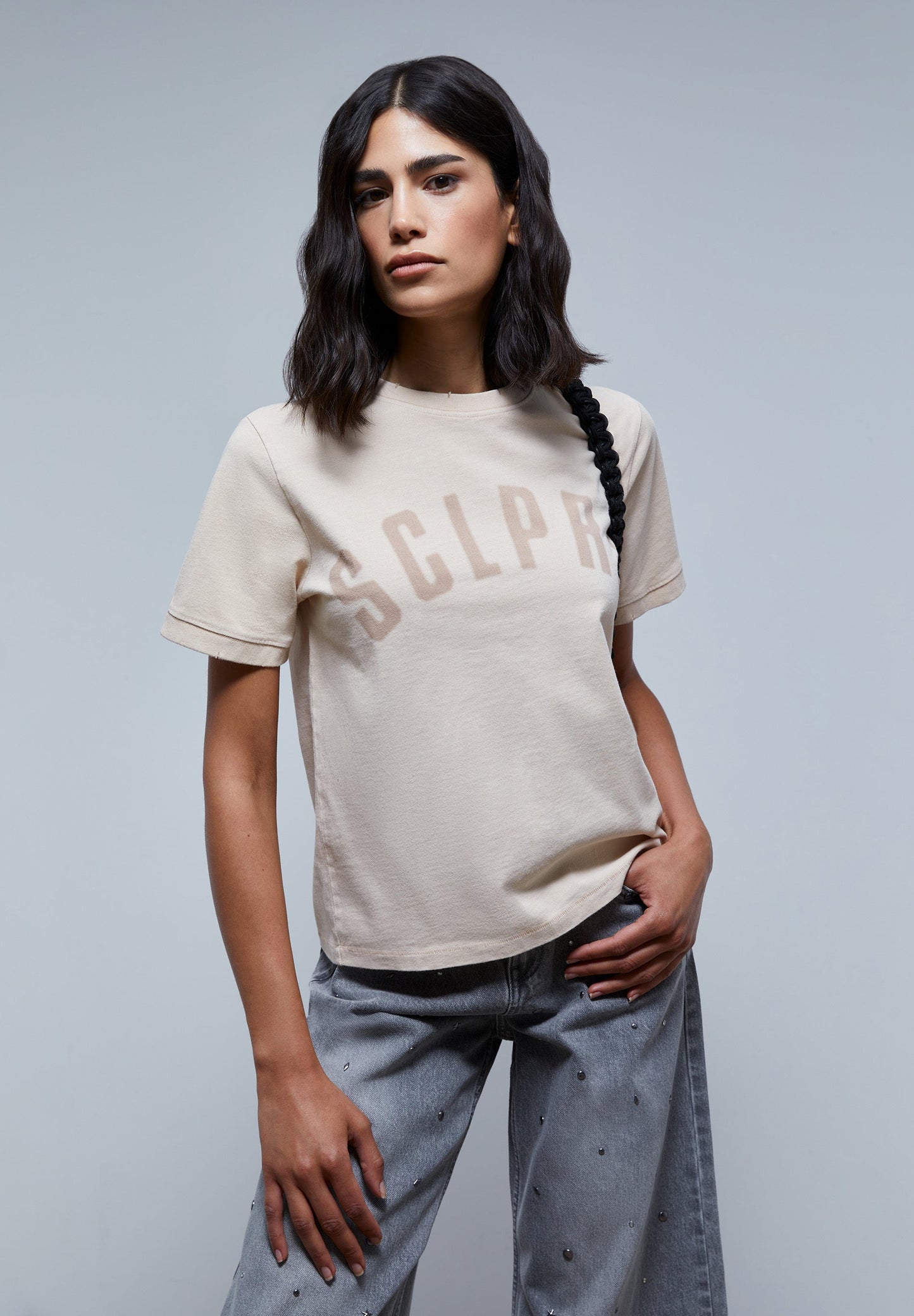 POLERA LOGO DETALLE ROTOS