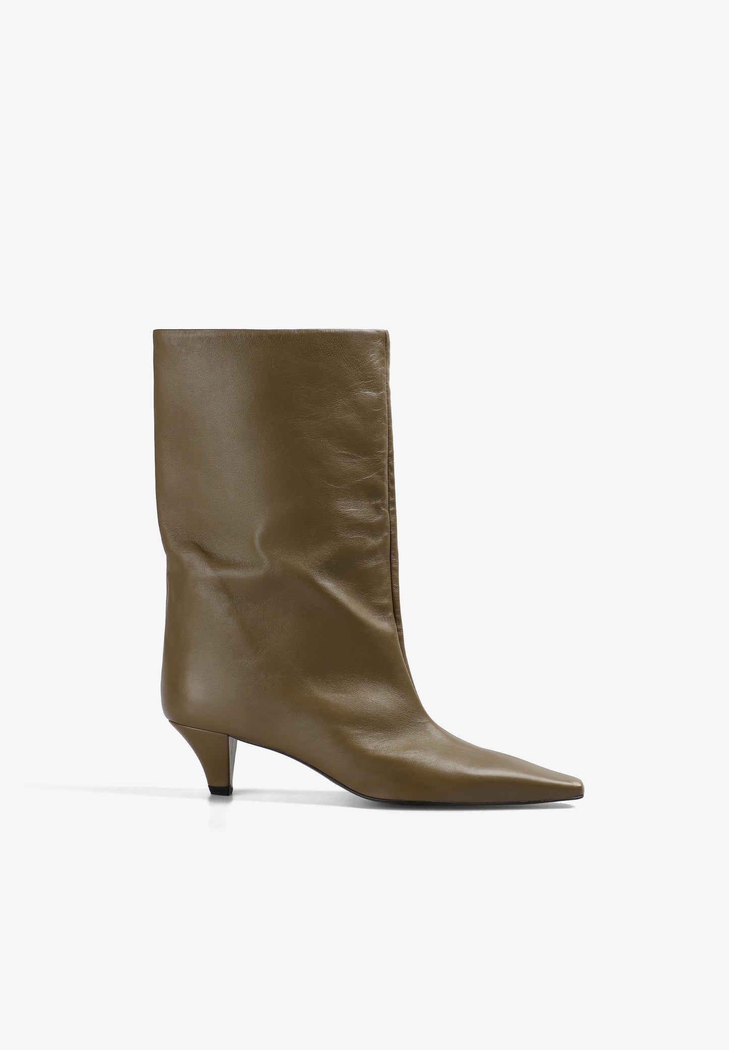 BOTA PIEL FRUNCIDO PUNTA