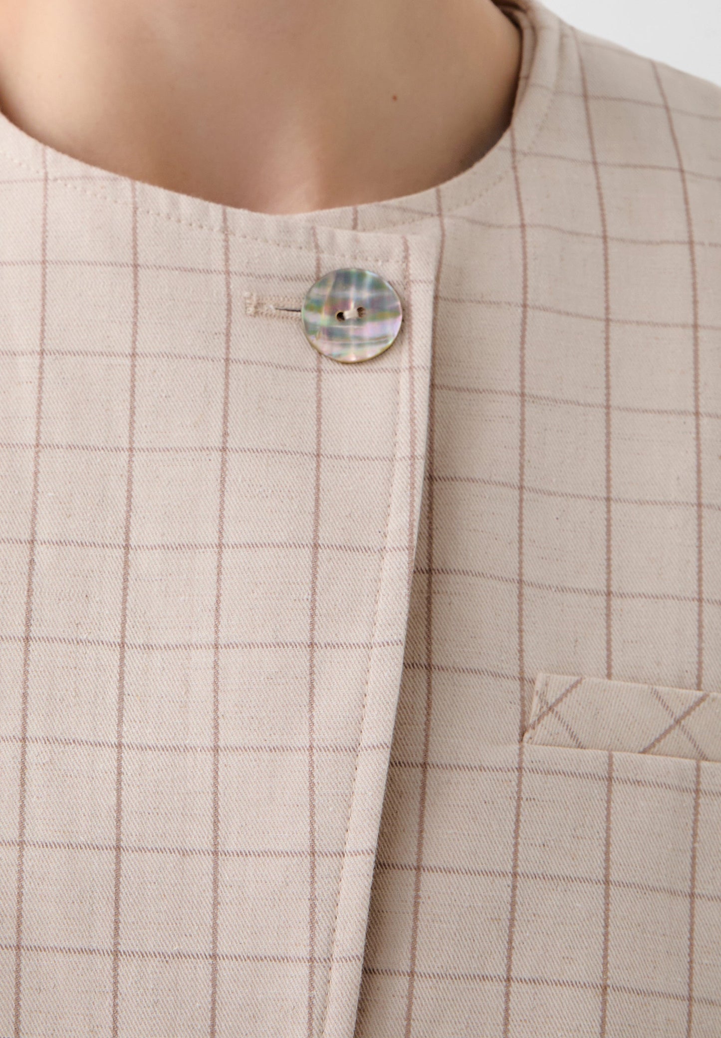 BLAZER MULTIPOSICIÓN CUADROS