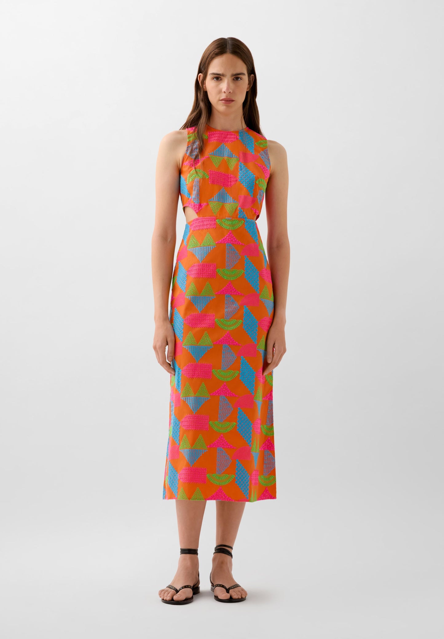 VESTIDO PRINT CUT OUTS