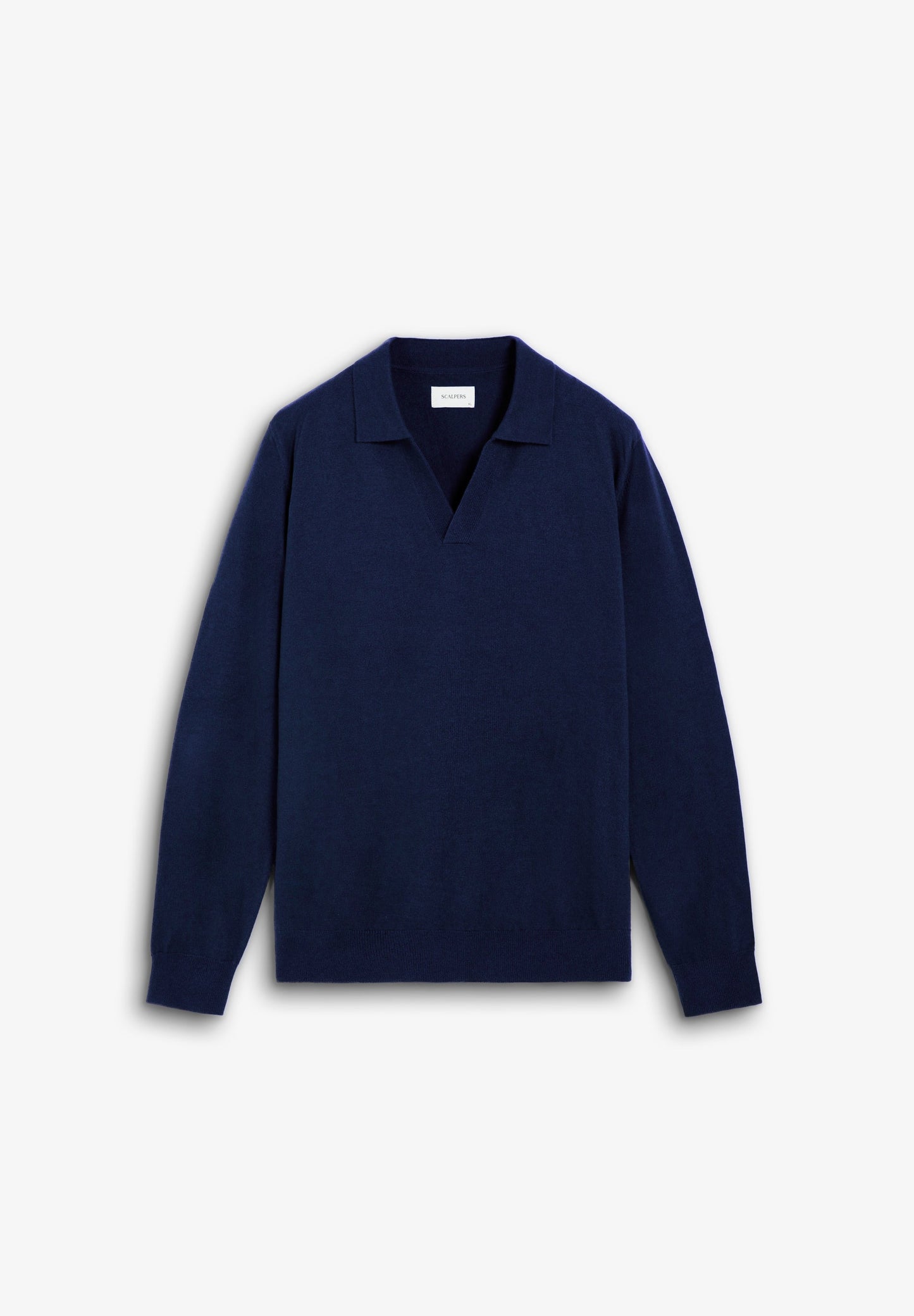 CHALECO POLO CUELLO PICO LANA