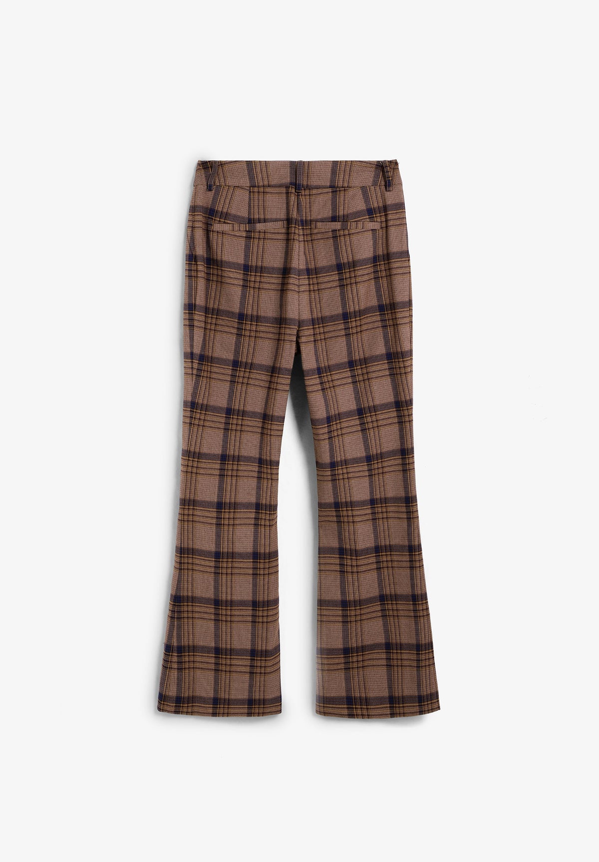 PANTALÓN ANKLE FLARE CUADROS