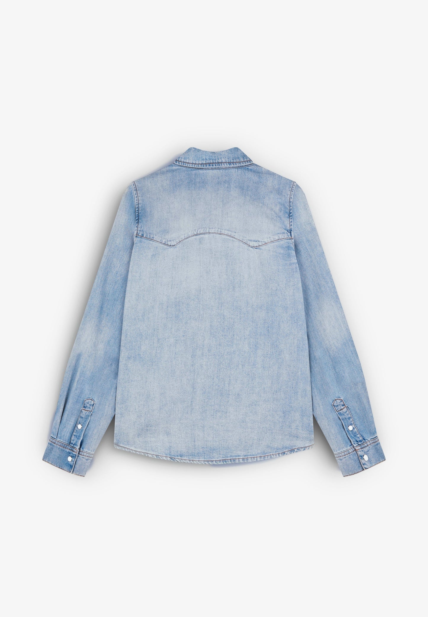 CAMISA DENIM BOLSILLO CONTRASTE