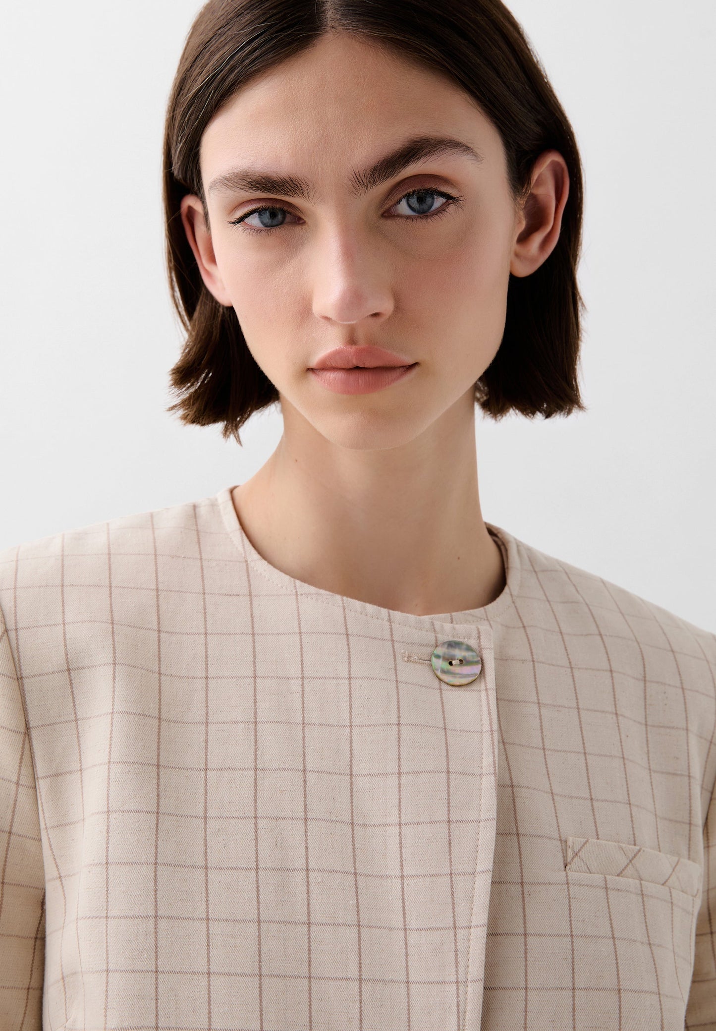 BLAZER MULTIPOSICIÓN CUADROS