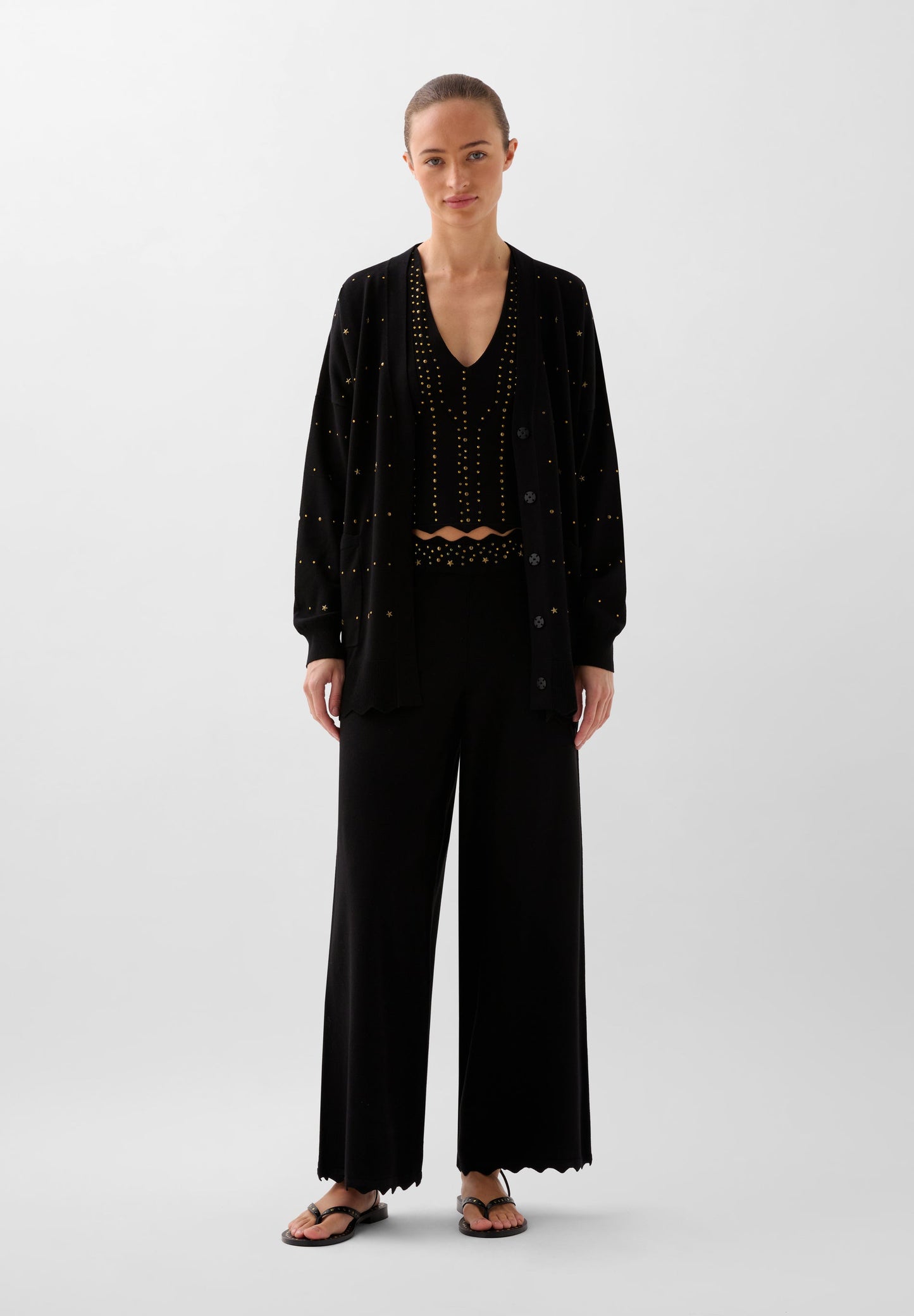 CARDIGAN PUNTO DETALLES STRASS