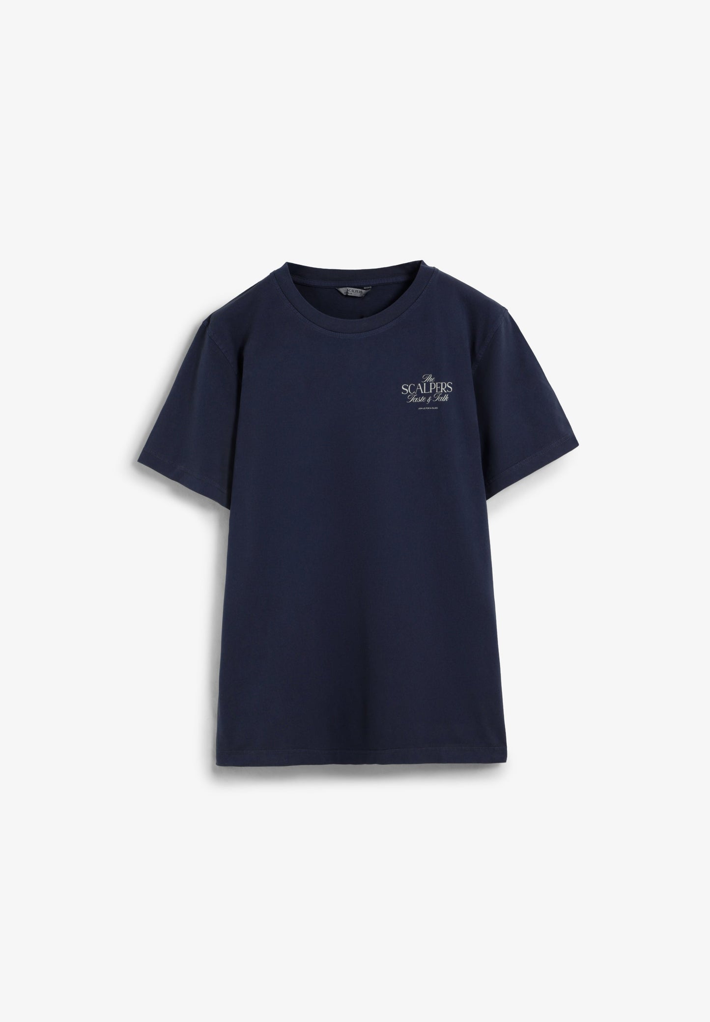 POLERA PRINT LOGO CONTRASTE