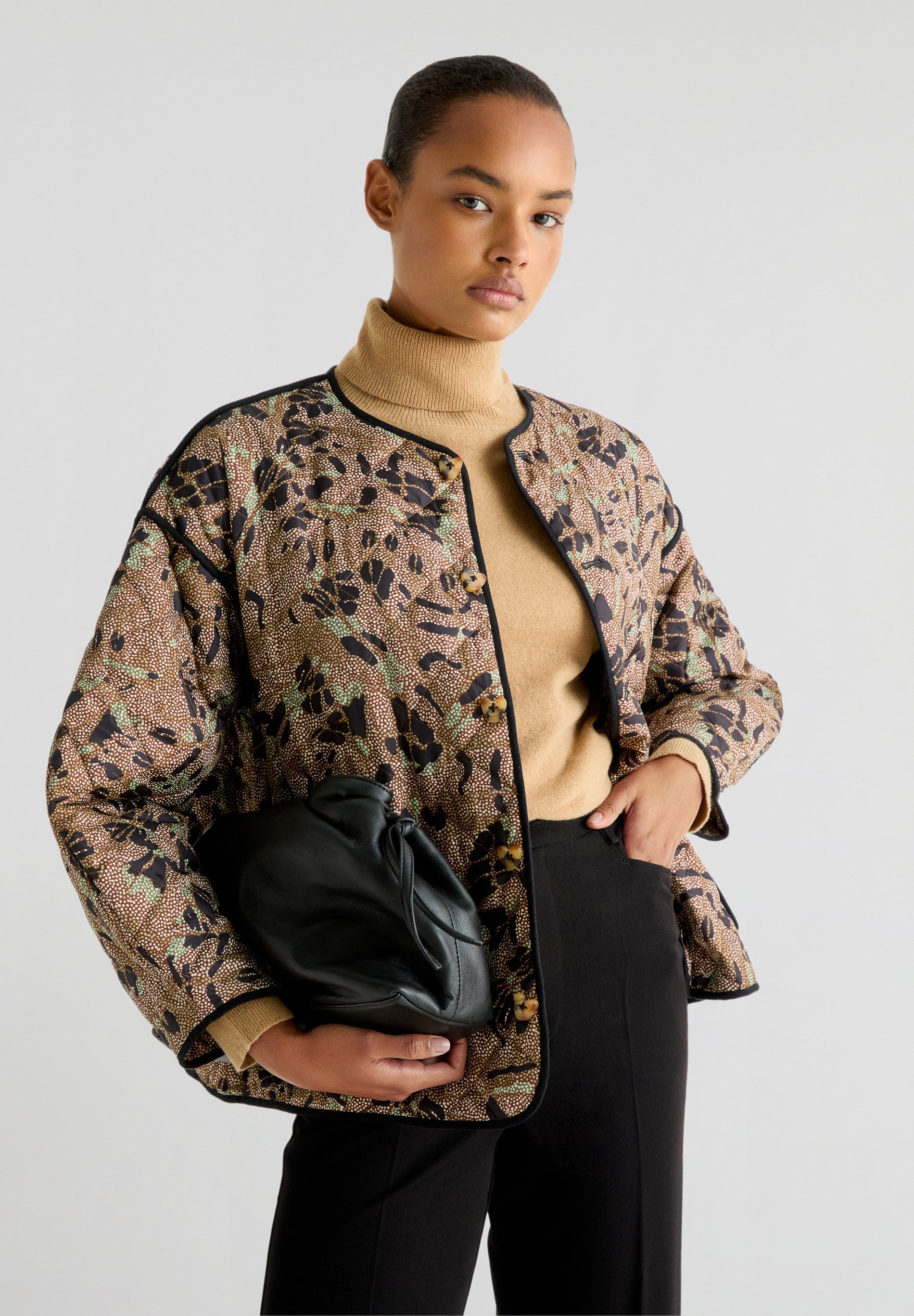 CHAQUETA ACOLCHADA PRINT
