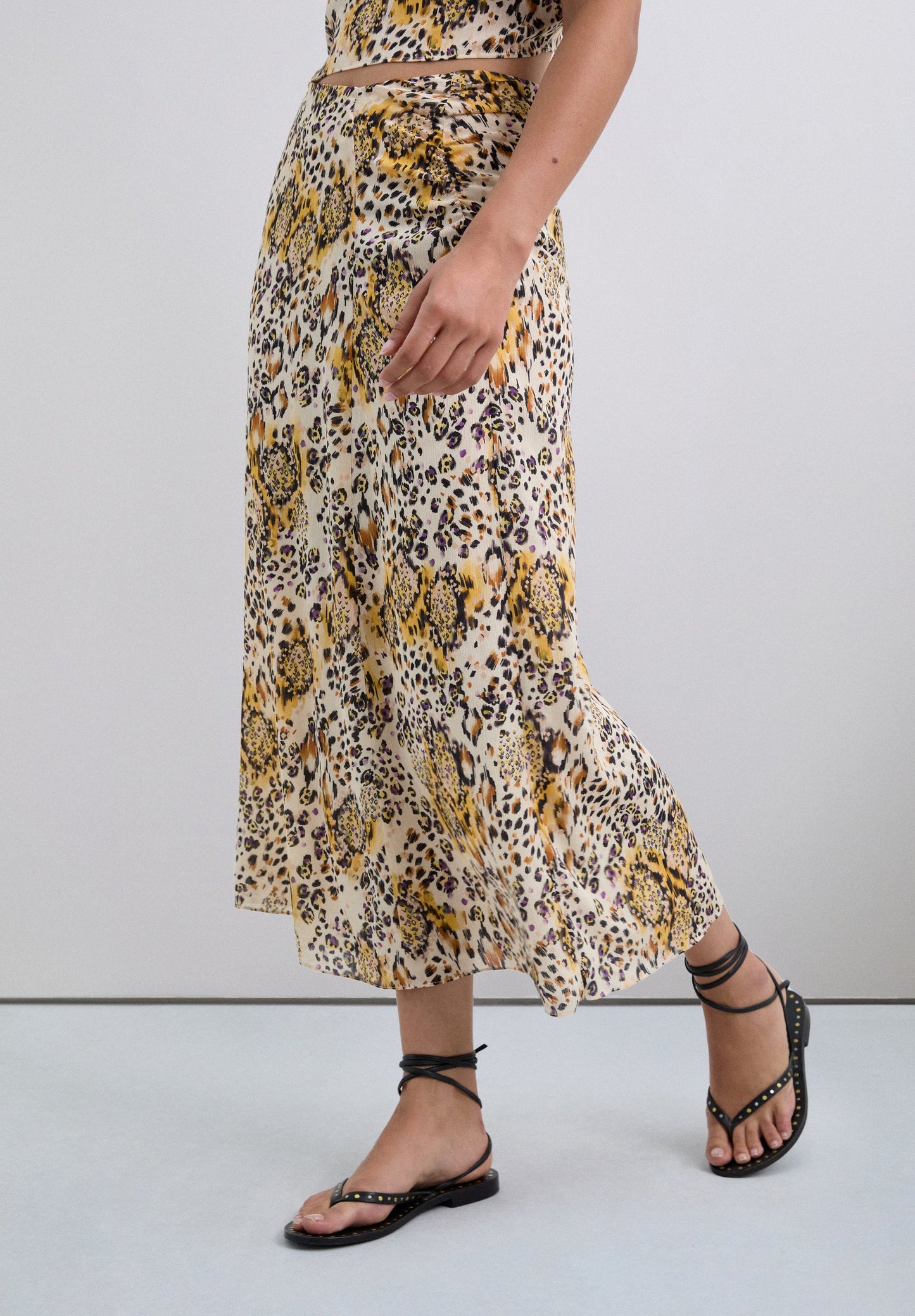 FALDA ANIMAL PRINT MIDI