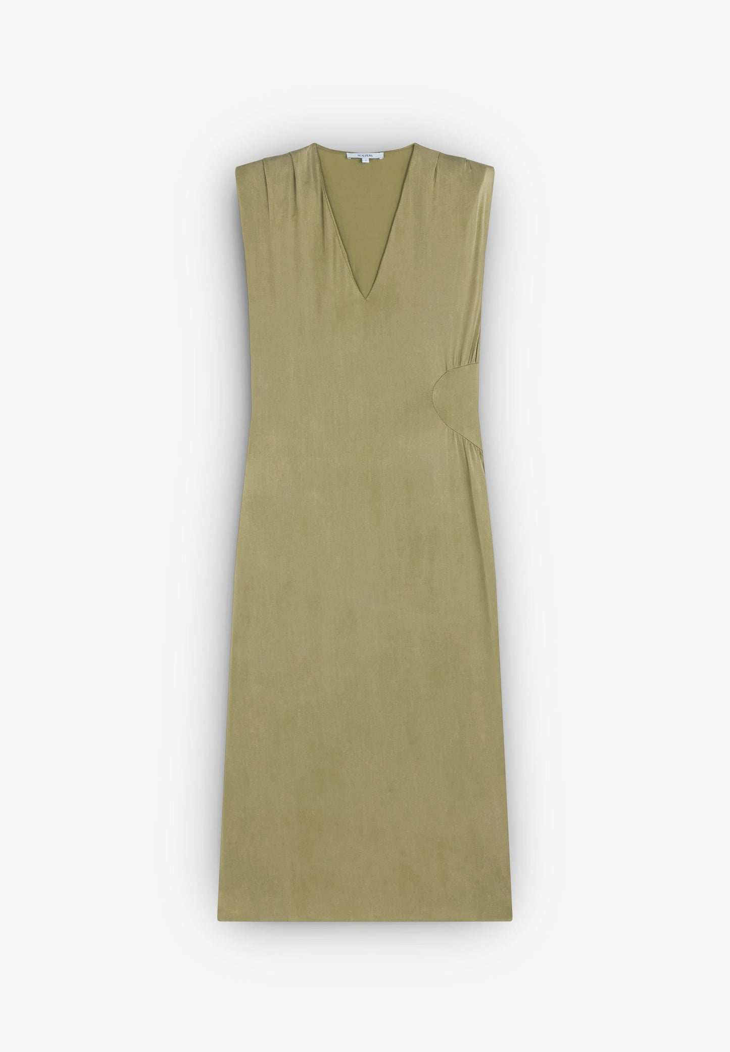 VESTIDO CUPRO DETALLE CINTURA