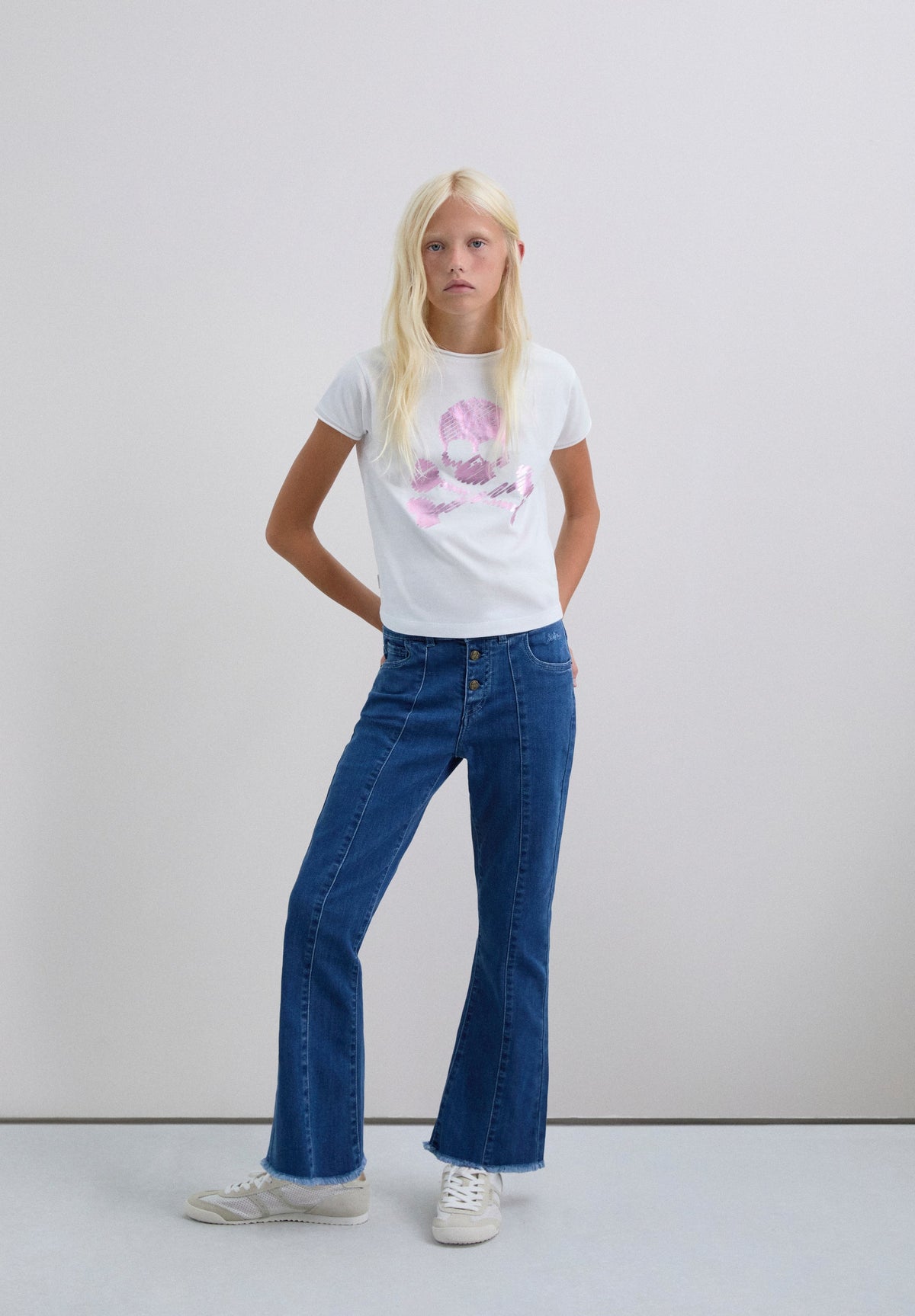 POLERA ESTAMPADO METALIZADO