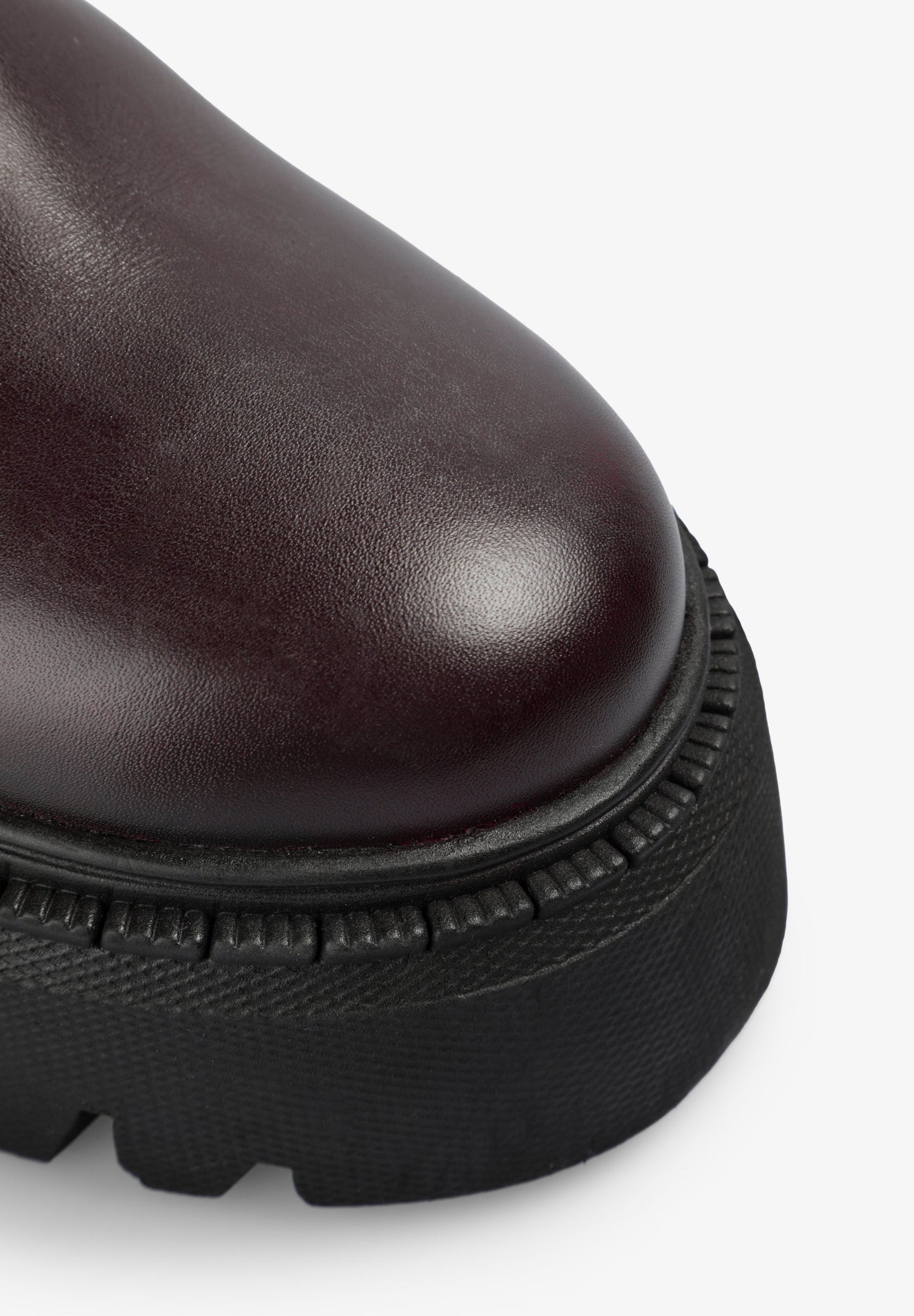 BOTAS CHELSEA PIEL BURDEOS