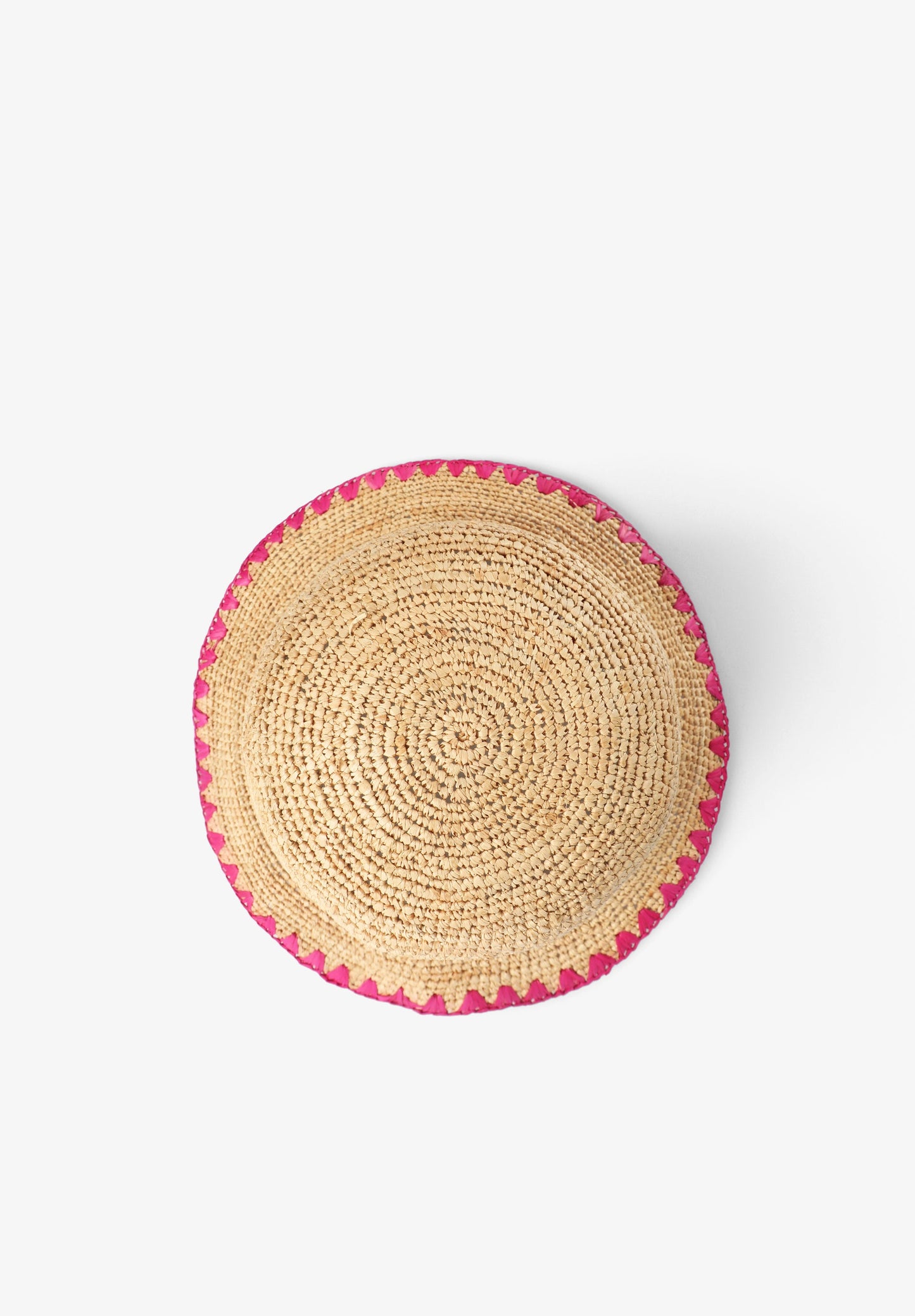 SOMBRERO RAFIA STITCHING CONTRASTE