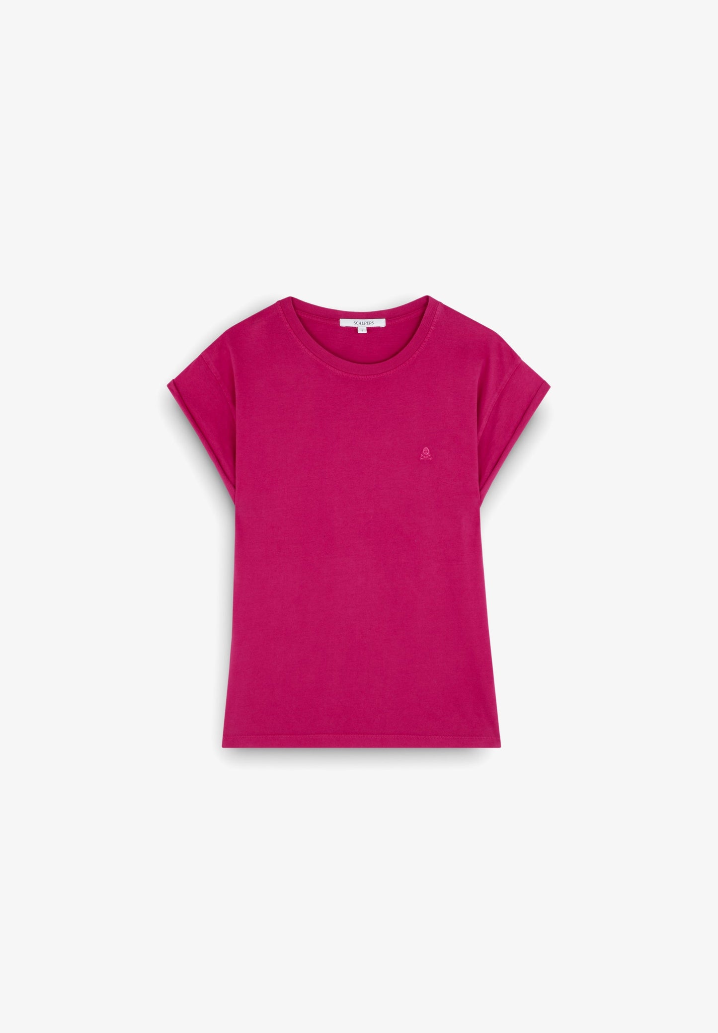 POLERA CALAVERA BORDADA TONO