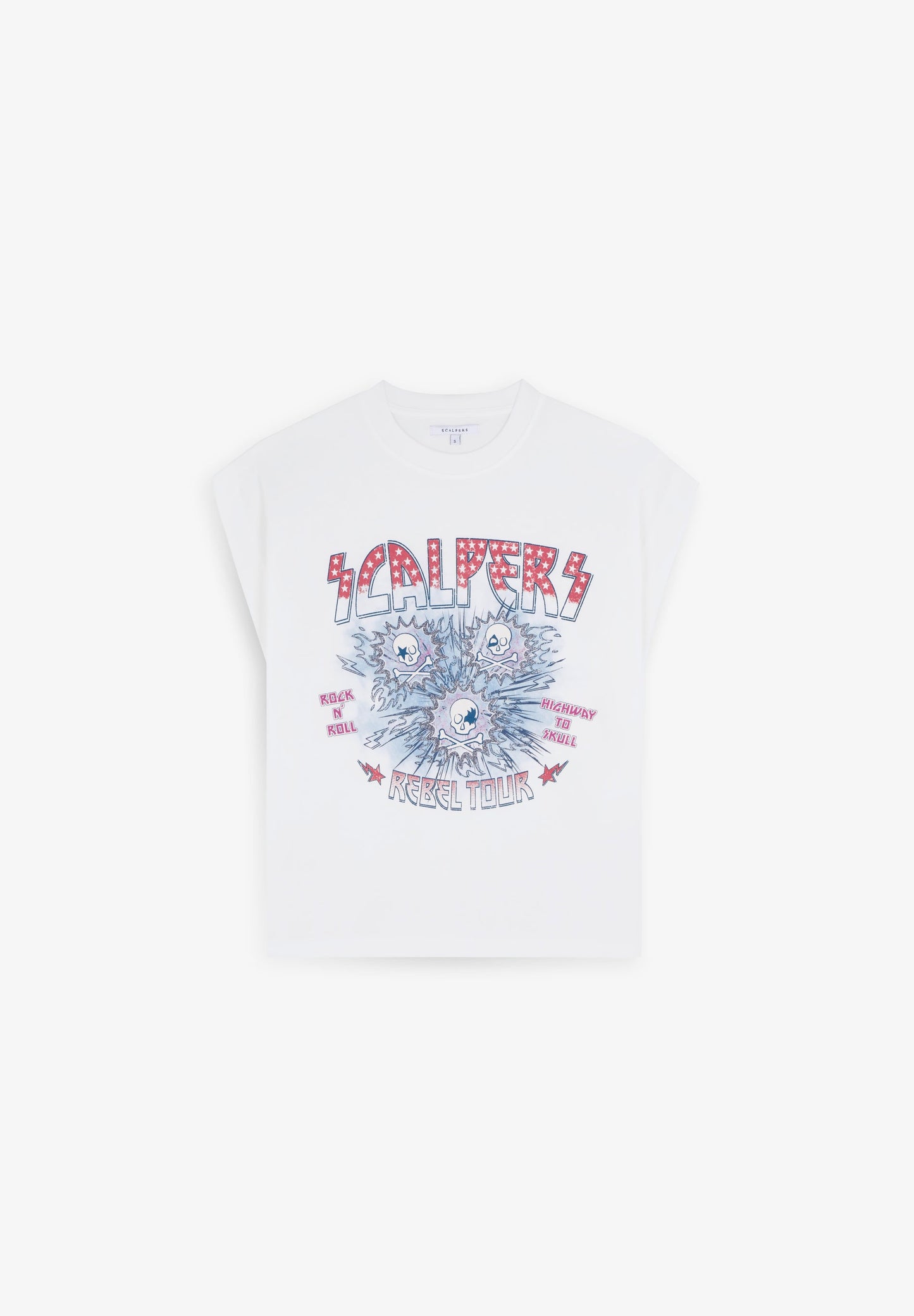 POLERA PRINT ROCK TOUR