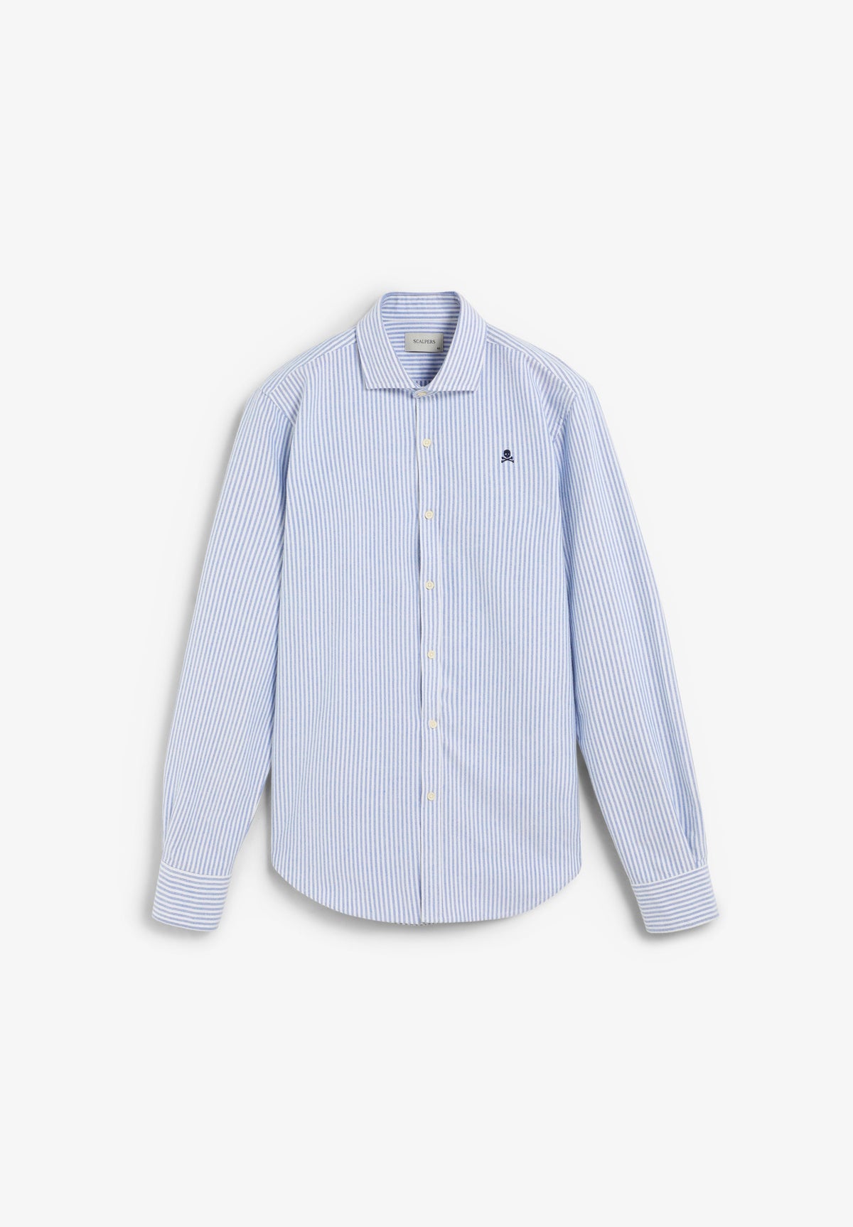 CAMISA OXFORD RAYAS CALAVERA