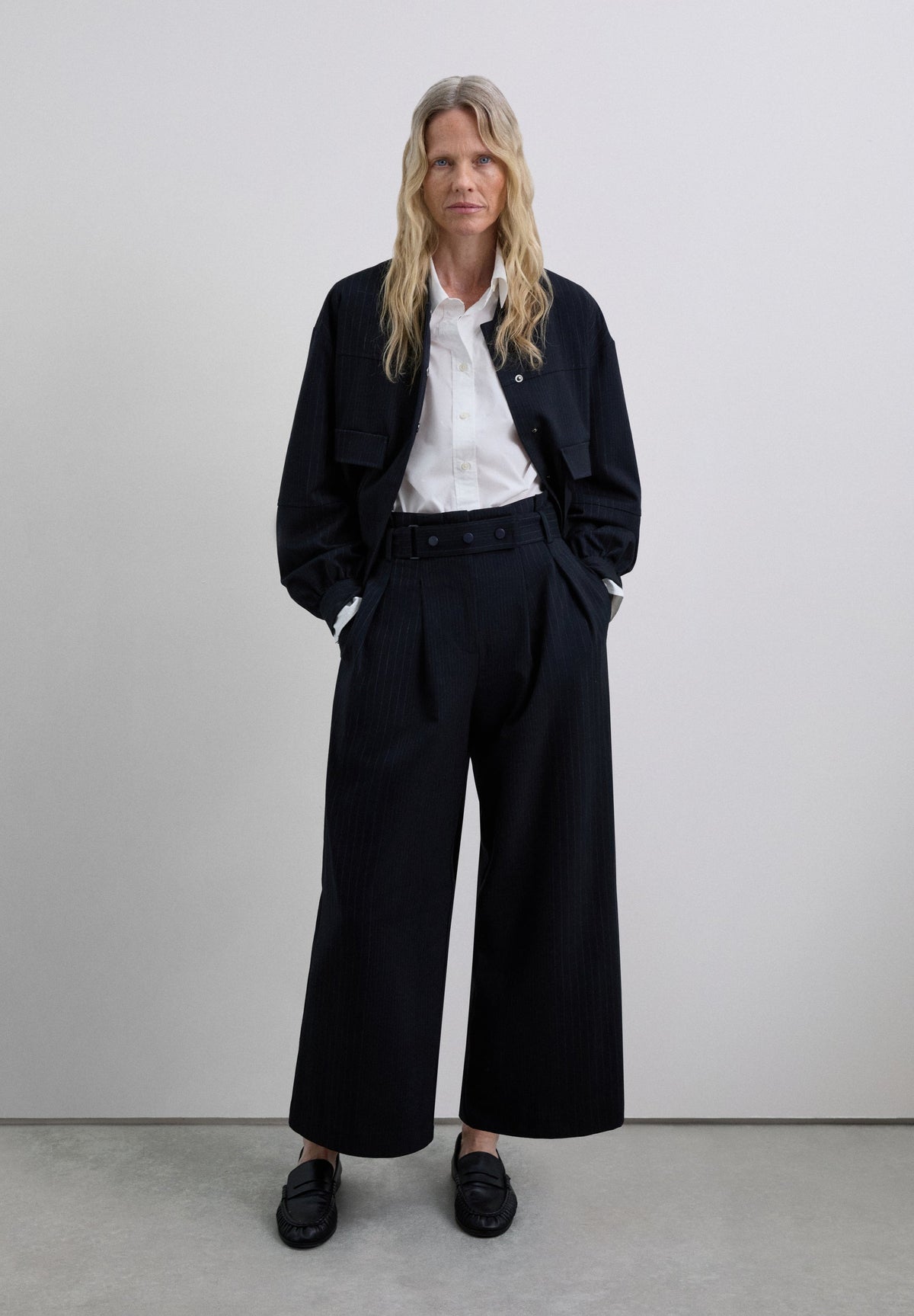 PANTALÓN CULOTTE RAYA DIPLOMÁTICA