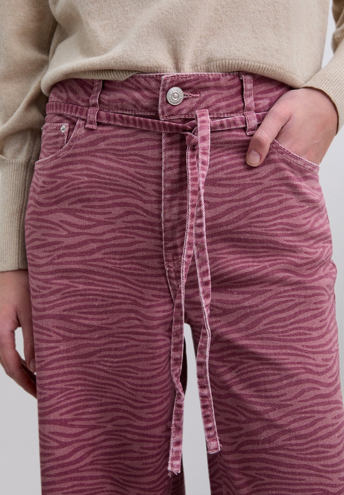 PANTALÓN LAZO ANIMAL PRINT