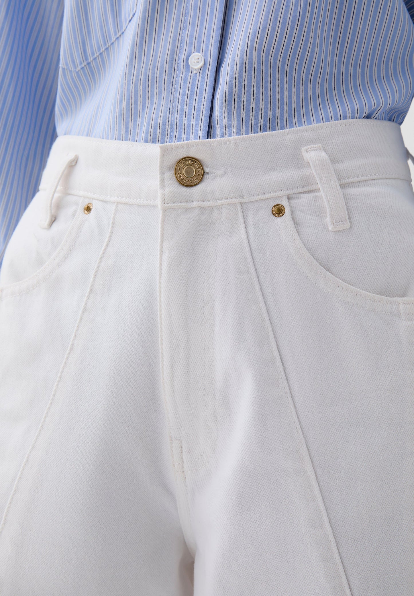 JEANS COSTURA TIRO ALTO