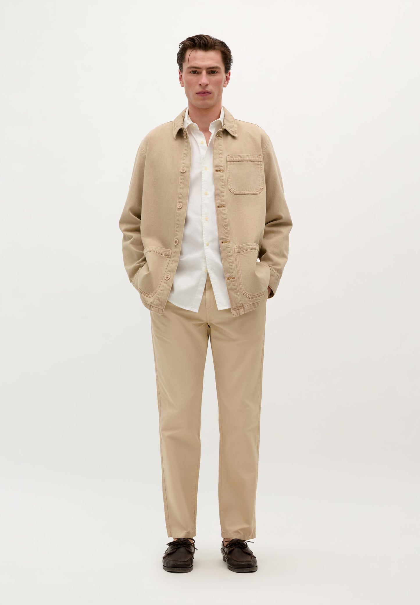 CAMISA CALAVERA BORDADA TONO