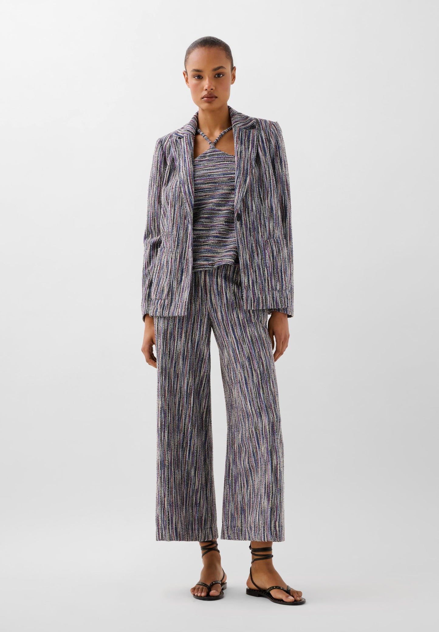 BLAZER PUNTO ESTAMPADA