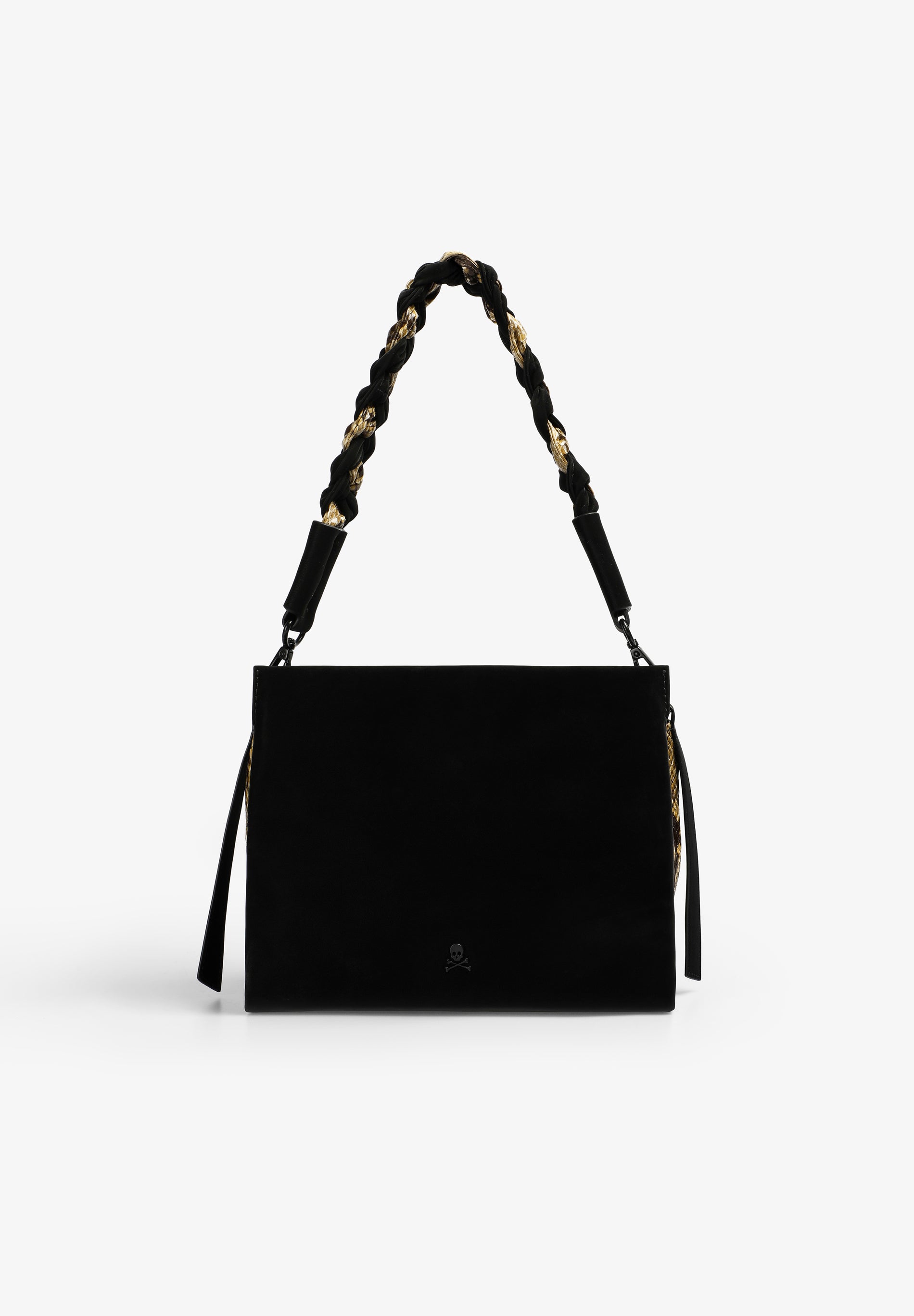 BOLSO TRENZADO DETALLES ANIMAL PRINT