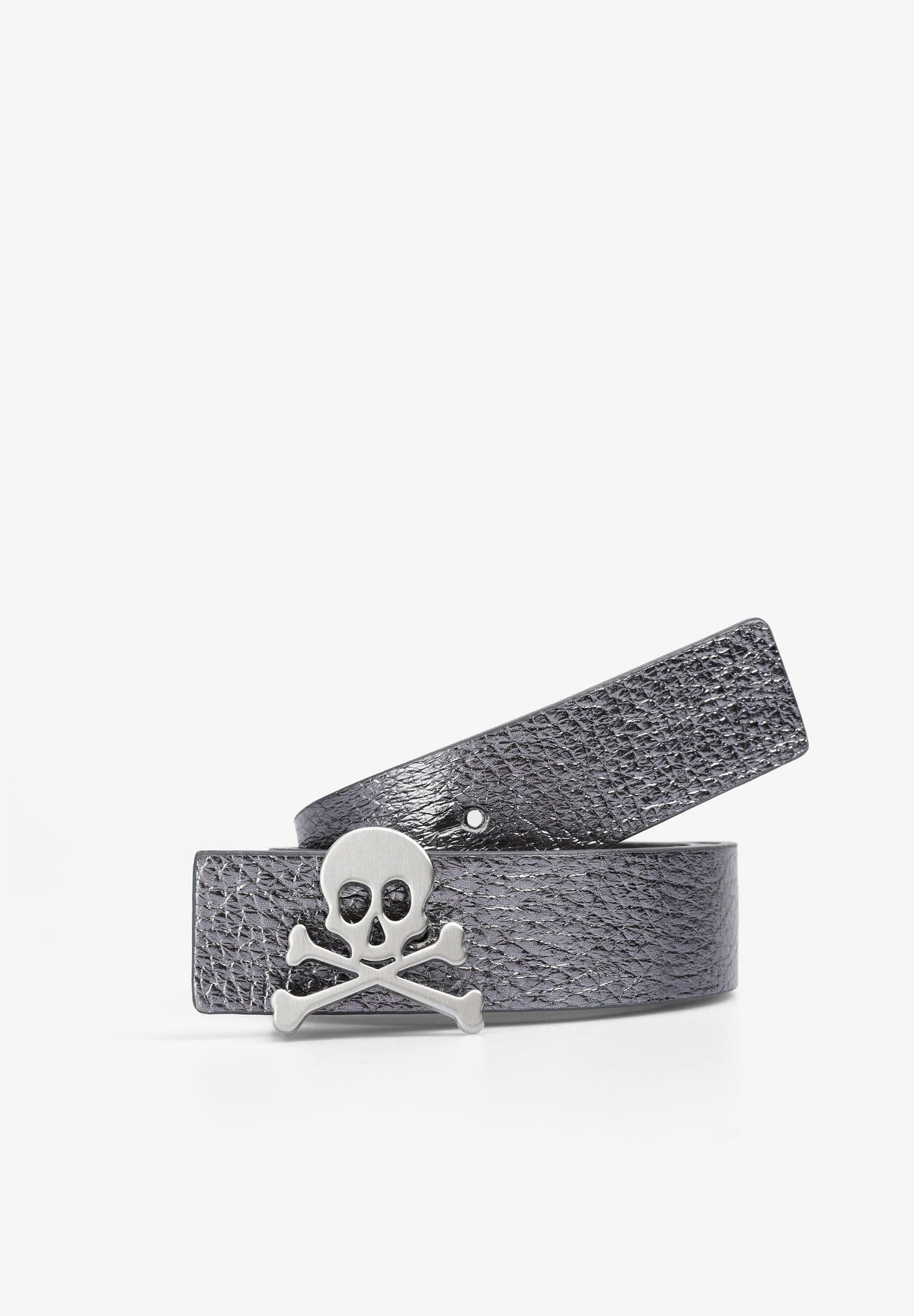 CINTURÓN REVERSIBLE PIEL CALAVERA