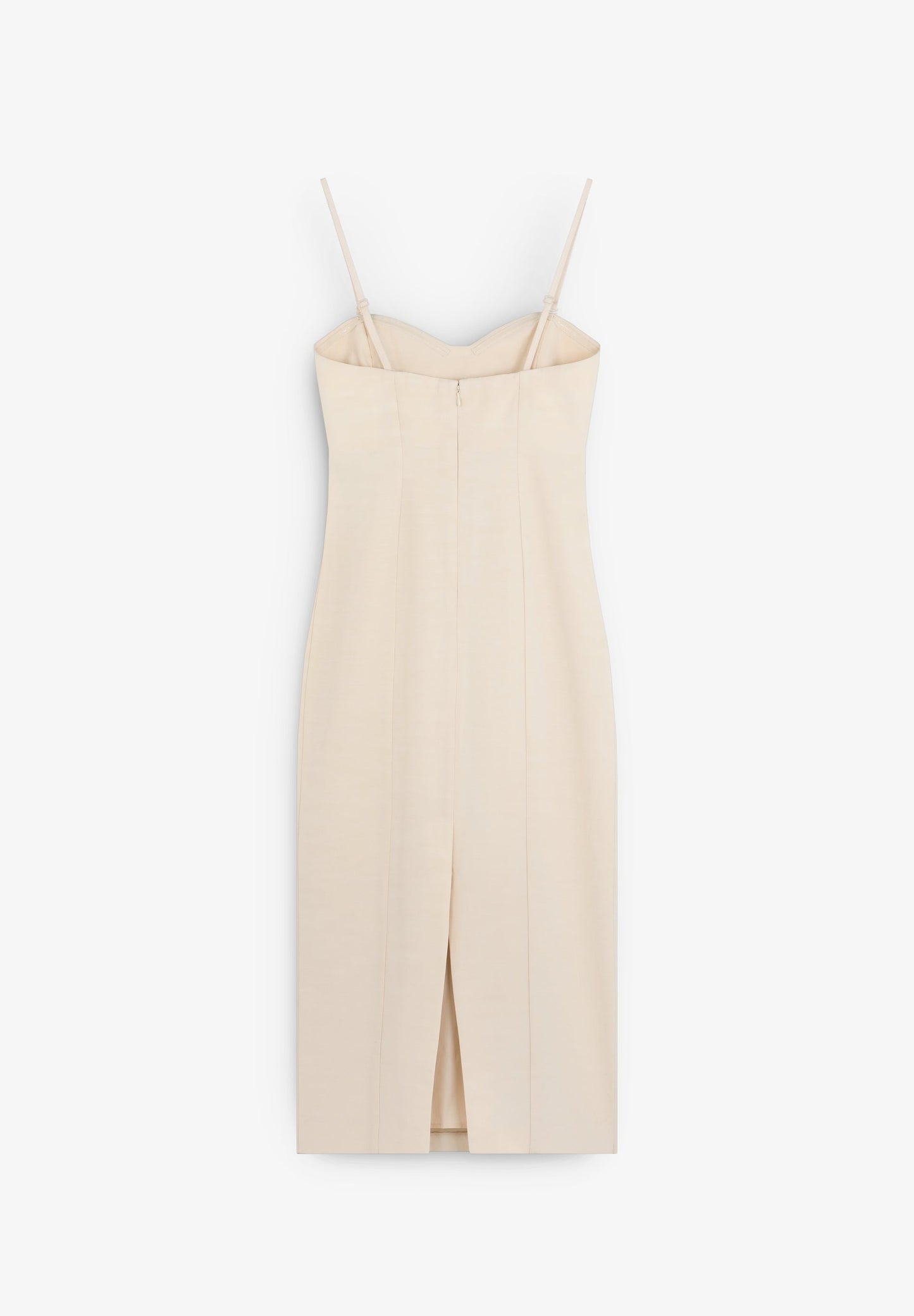 VESTIDO PINZAS ABERTURA